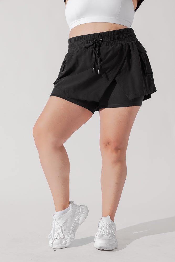 Hiking Superskort - Black Cheap Fashionable