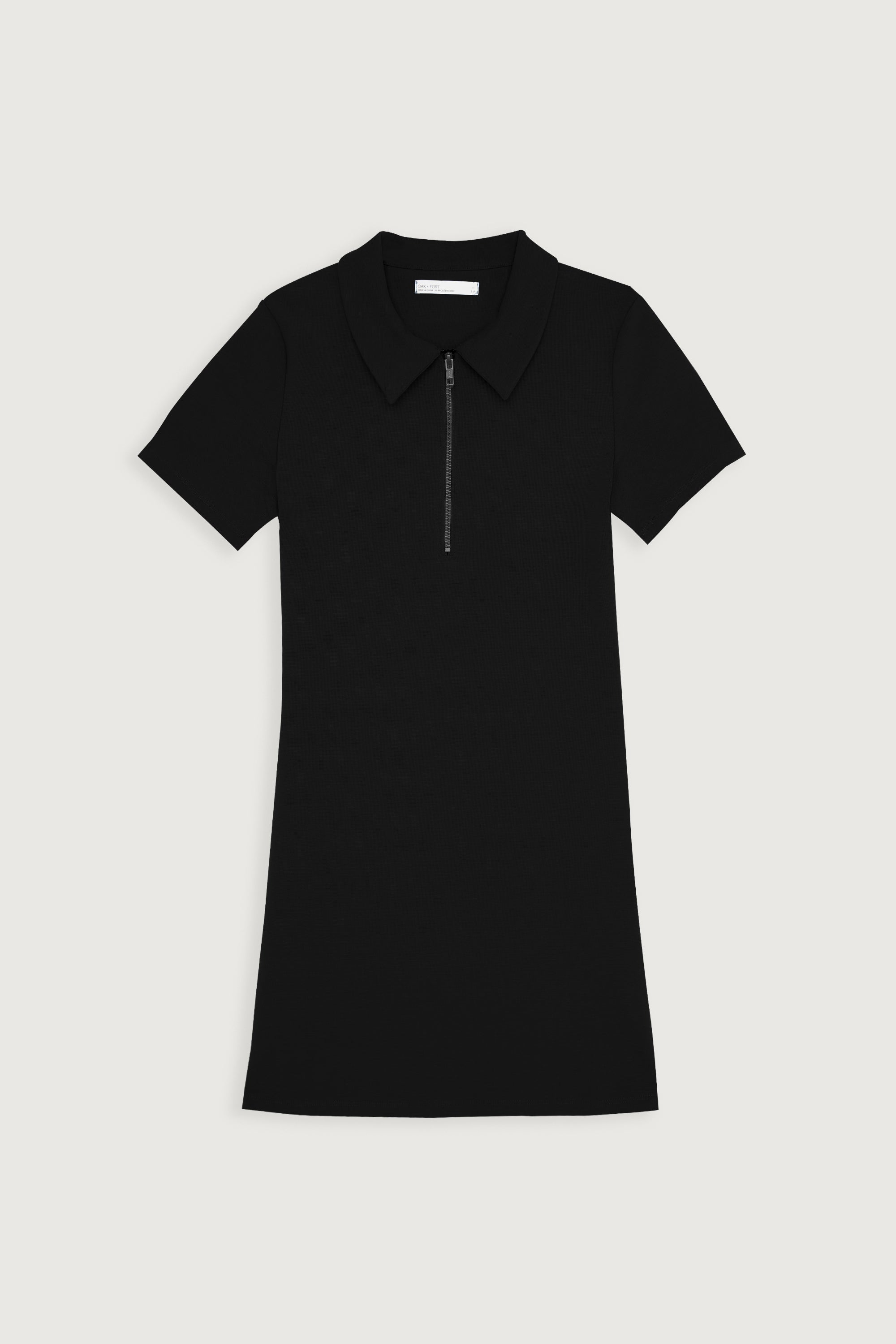 HALF ZIP MINI DRESS Fashionable For Sale