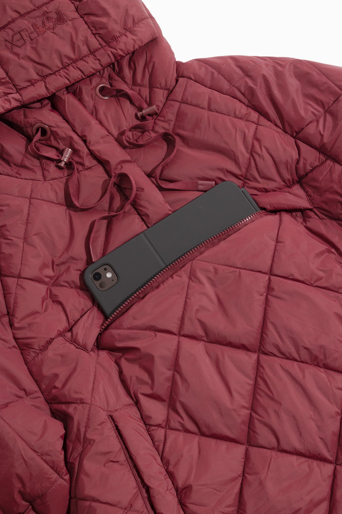 Pillow Packable Puffer Jacket - Crimson Cheap Buy Authentic