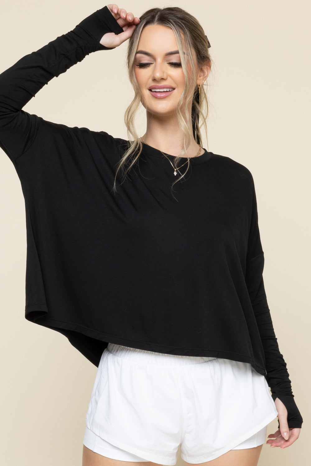 The Perfect Long Sleeve Top - Black Free Shipping Fake