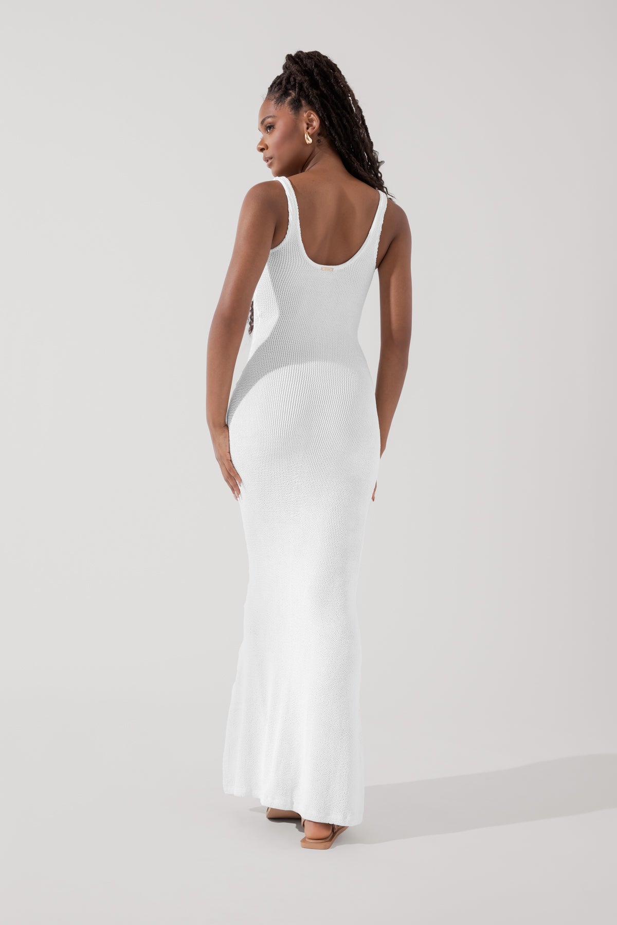 Hourglass Maxi Dress - White Cheapest Sale Online