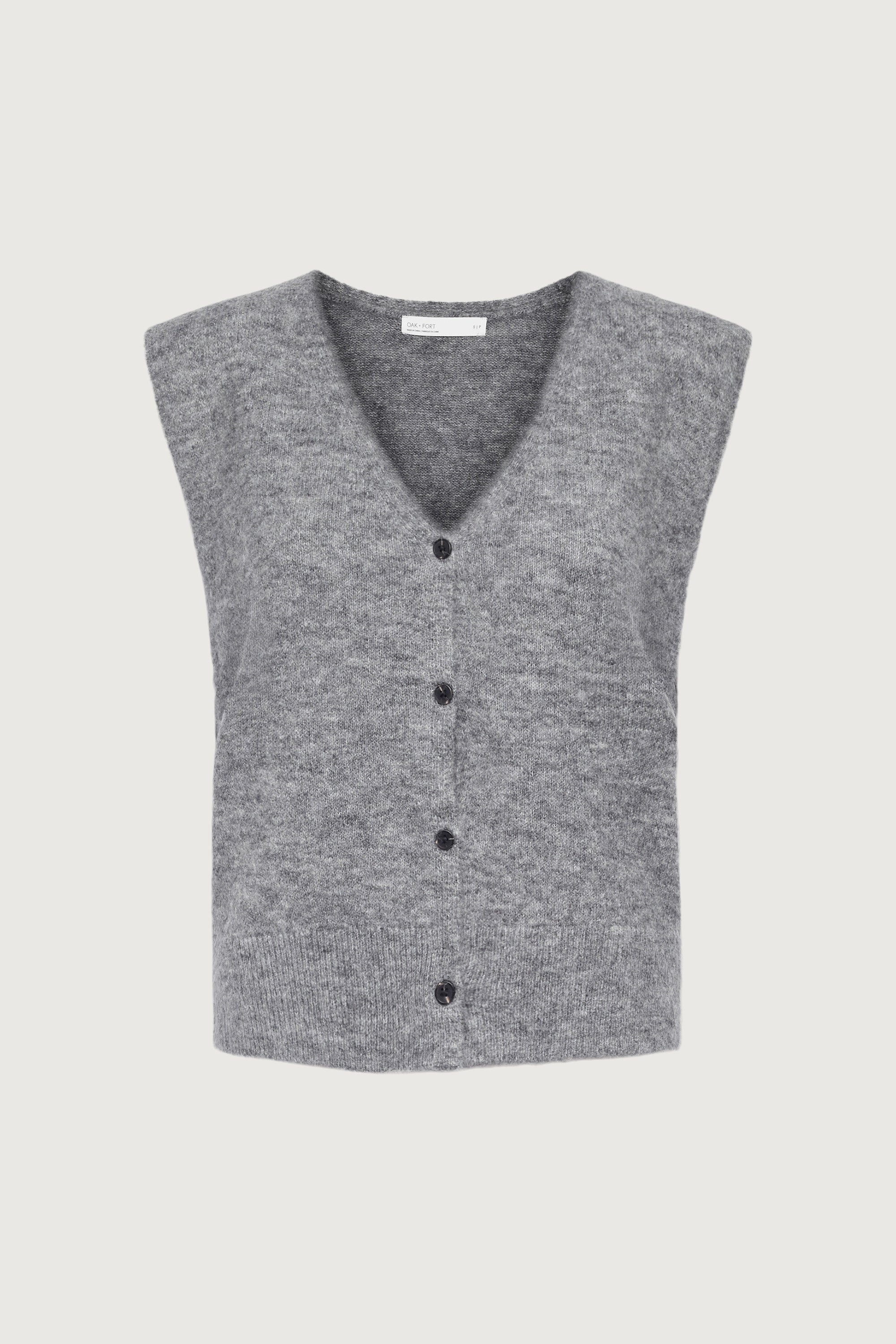 BUTTON FRONT SWEATER VEST Cheap New Arrival