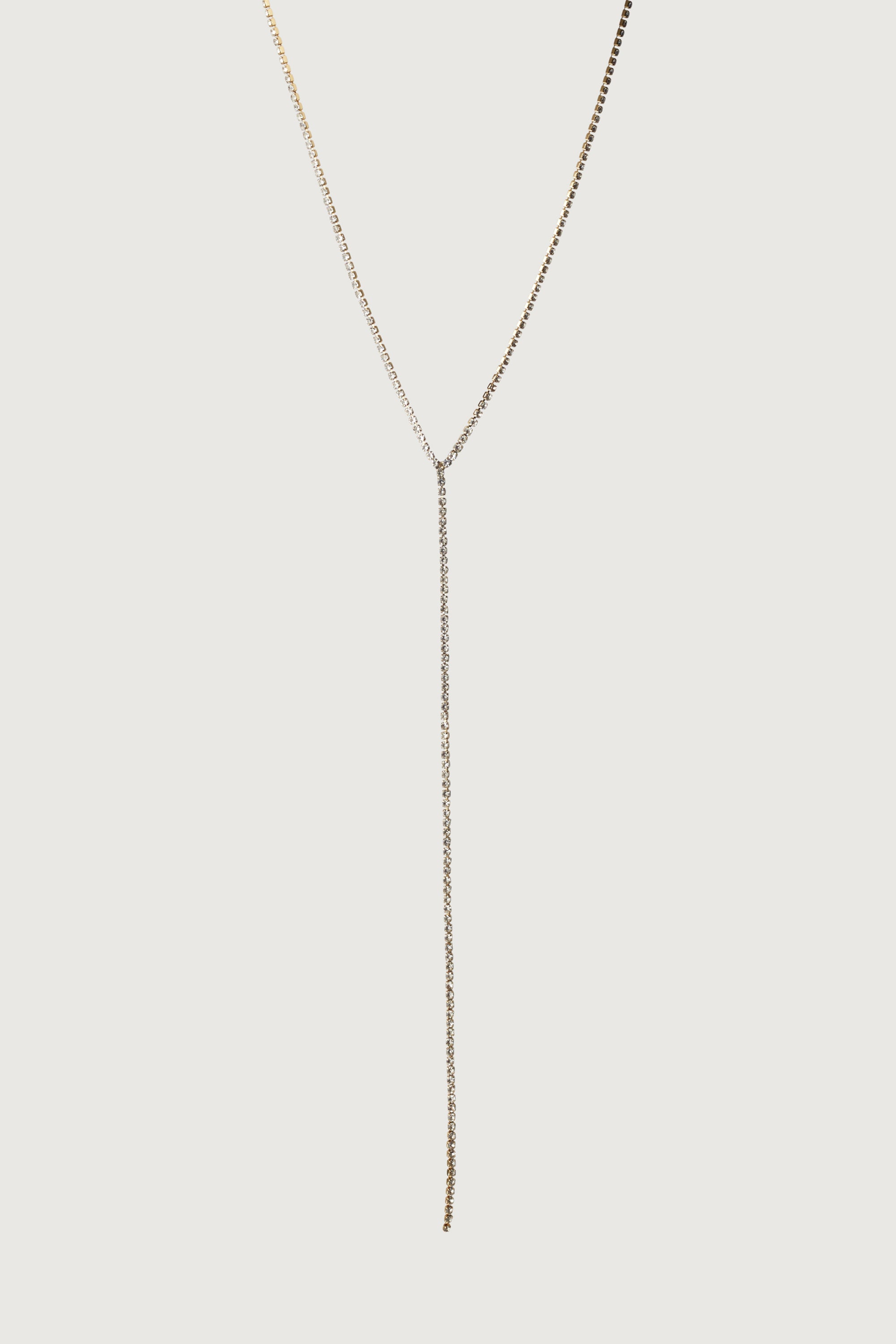 ZIRCONIA LARIAT NECKLACE Sale Amazing Pice