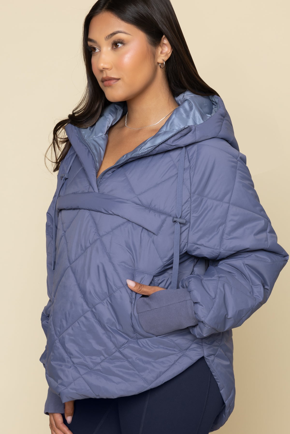 Pillow Packable Puffer Jacket - Americana Blue Cheap Sale 2025