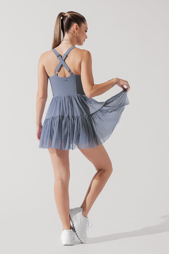 Corset Pirouette Dress - Blue Mist Quality Free Shipping For Sale