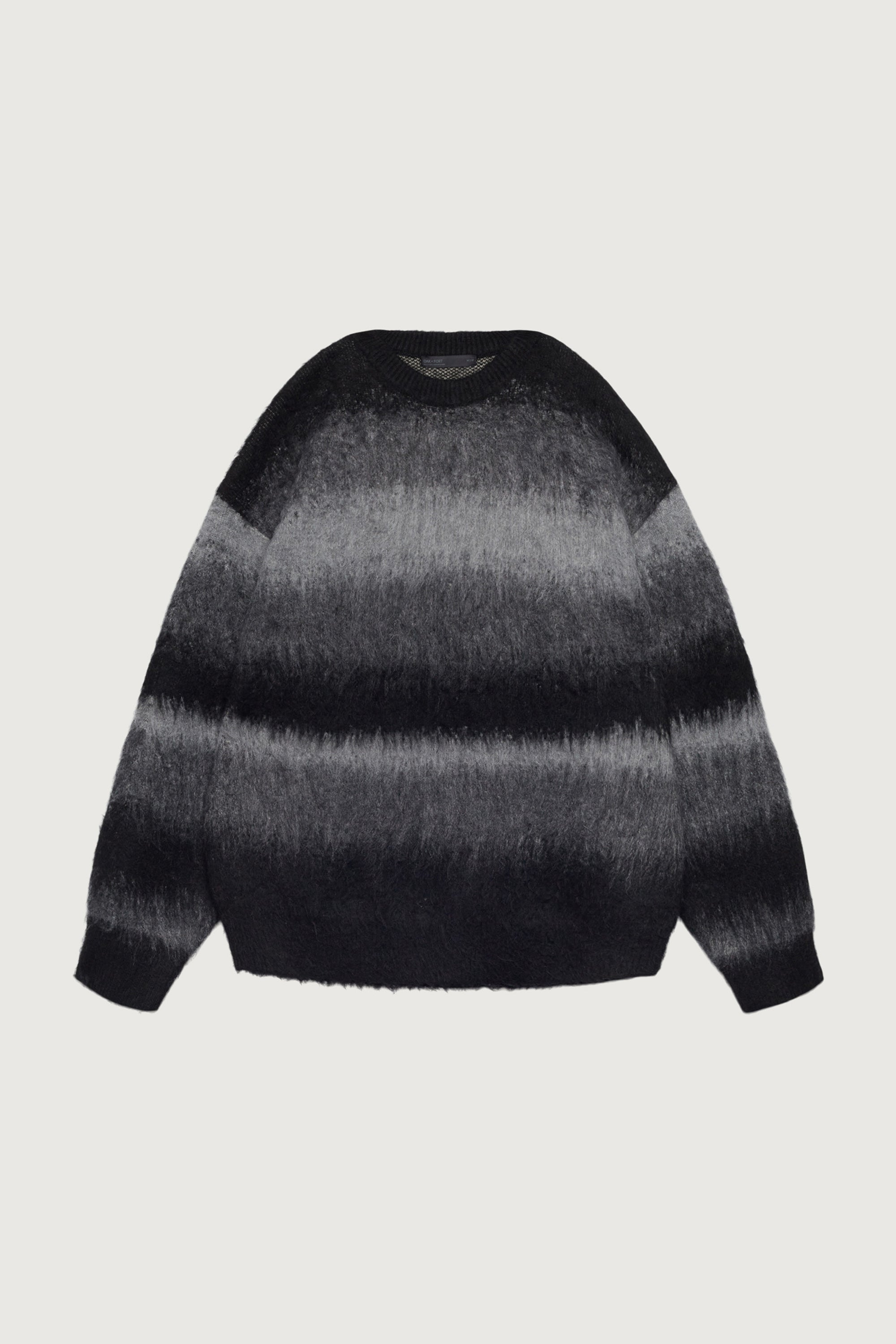 STRIPED TEXTURED KNIT CREWNECK SWEATER In China For Sale