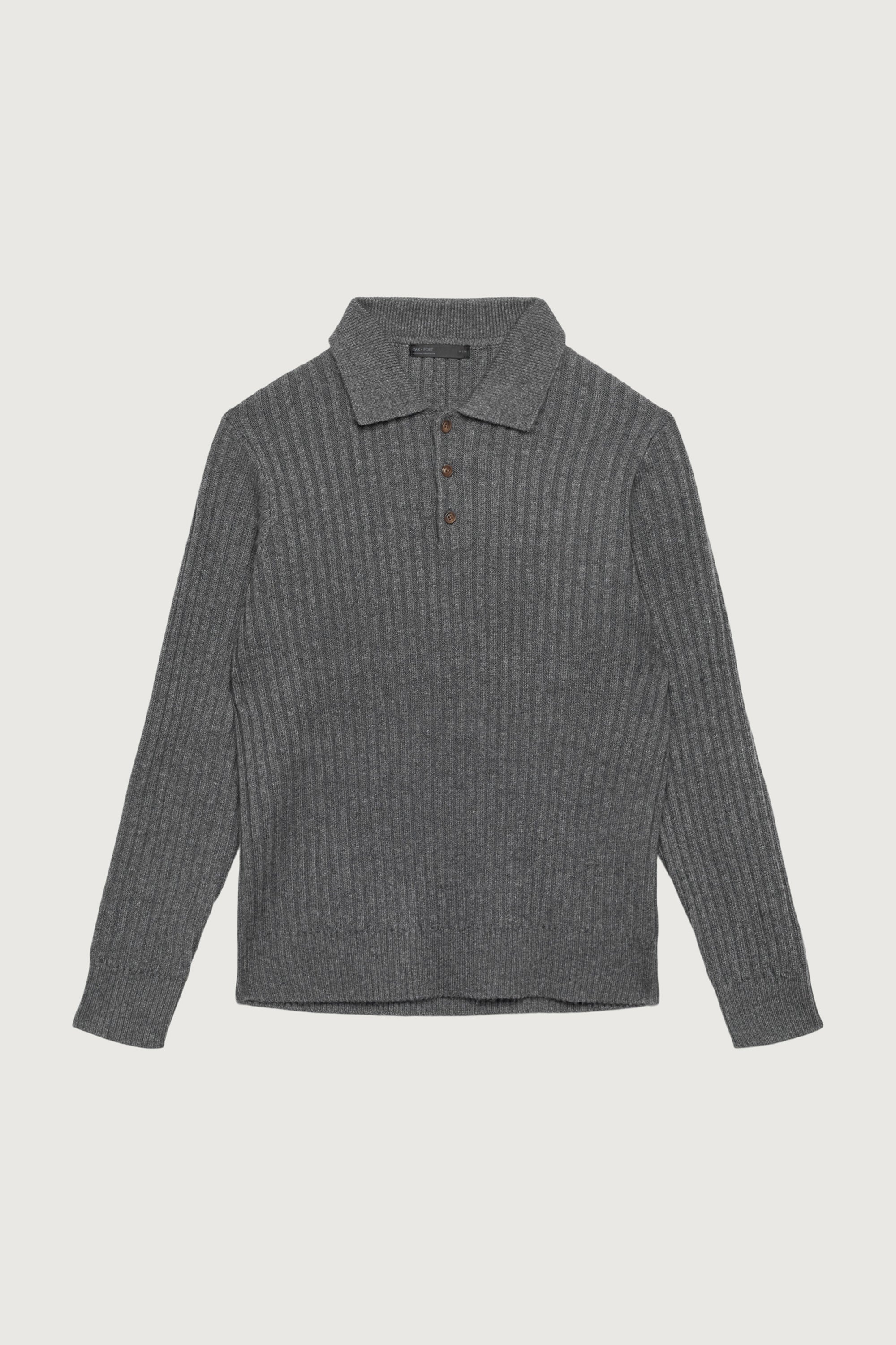 RIBBED POLO SWEATER Free Shipping With Credit Card