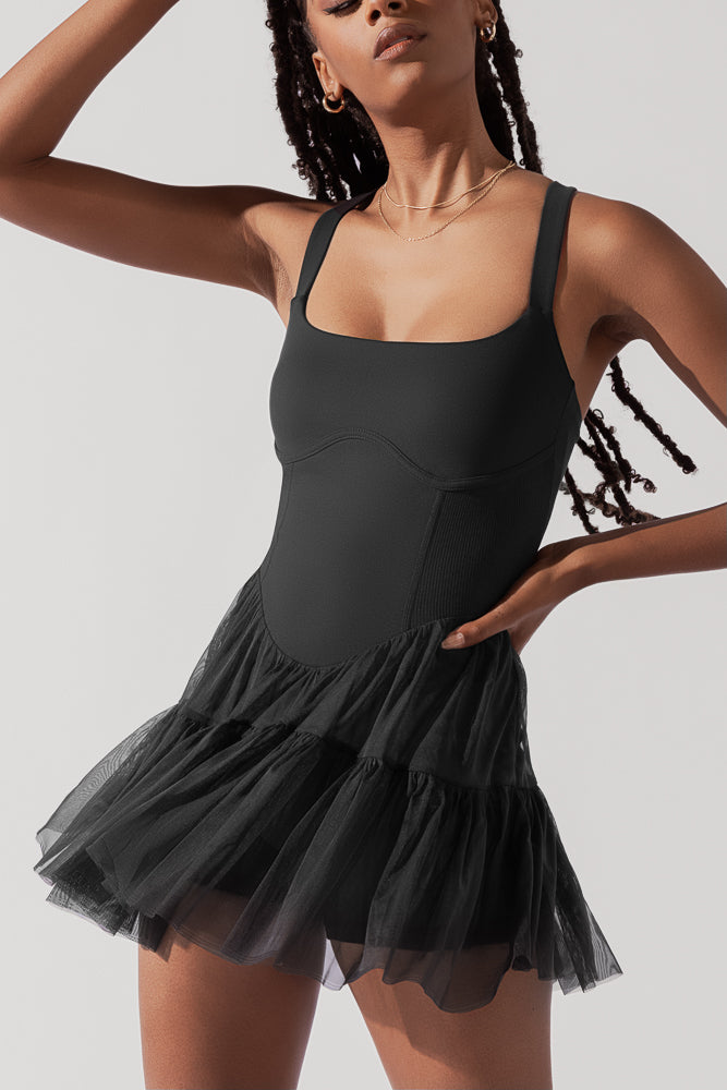 Corset Pirouette Dress - Black Outlet Locations Cheap Pice