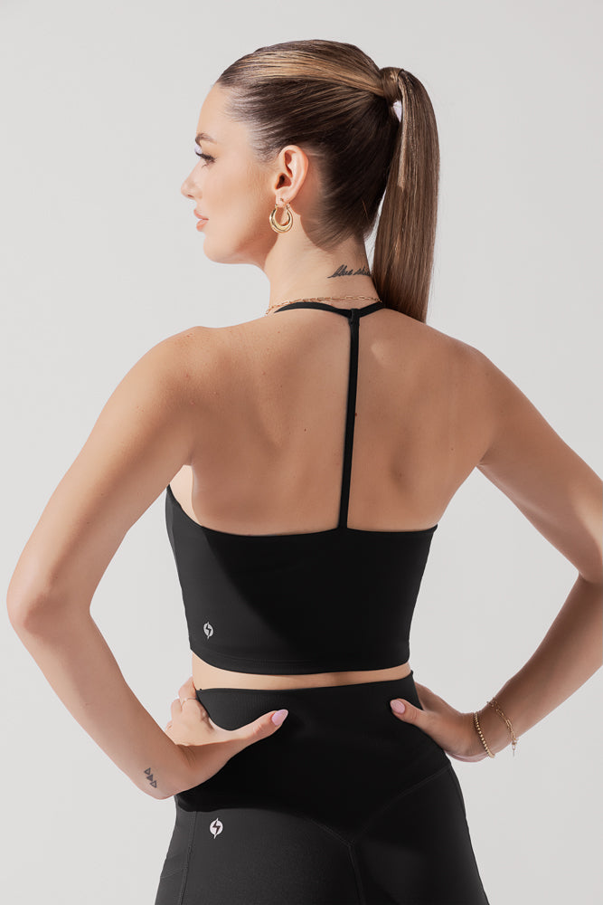 Flexy Crop Top - Black Free Shipping Visit