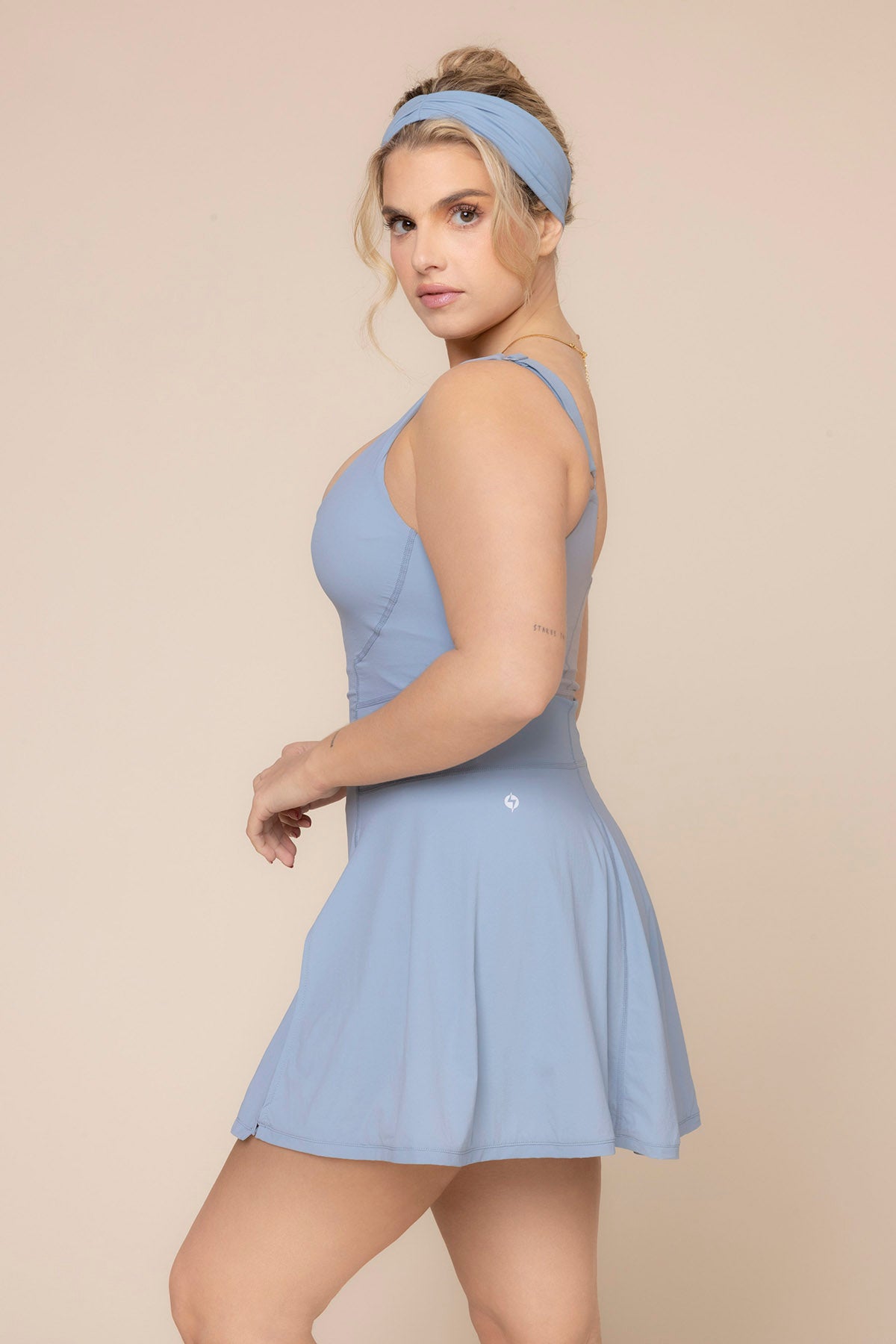 Tie-Breaker Superdress - Blue Storm Low Cost Cheap Pice