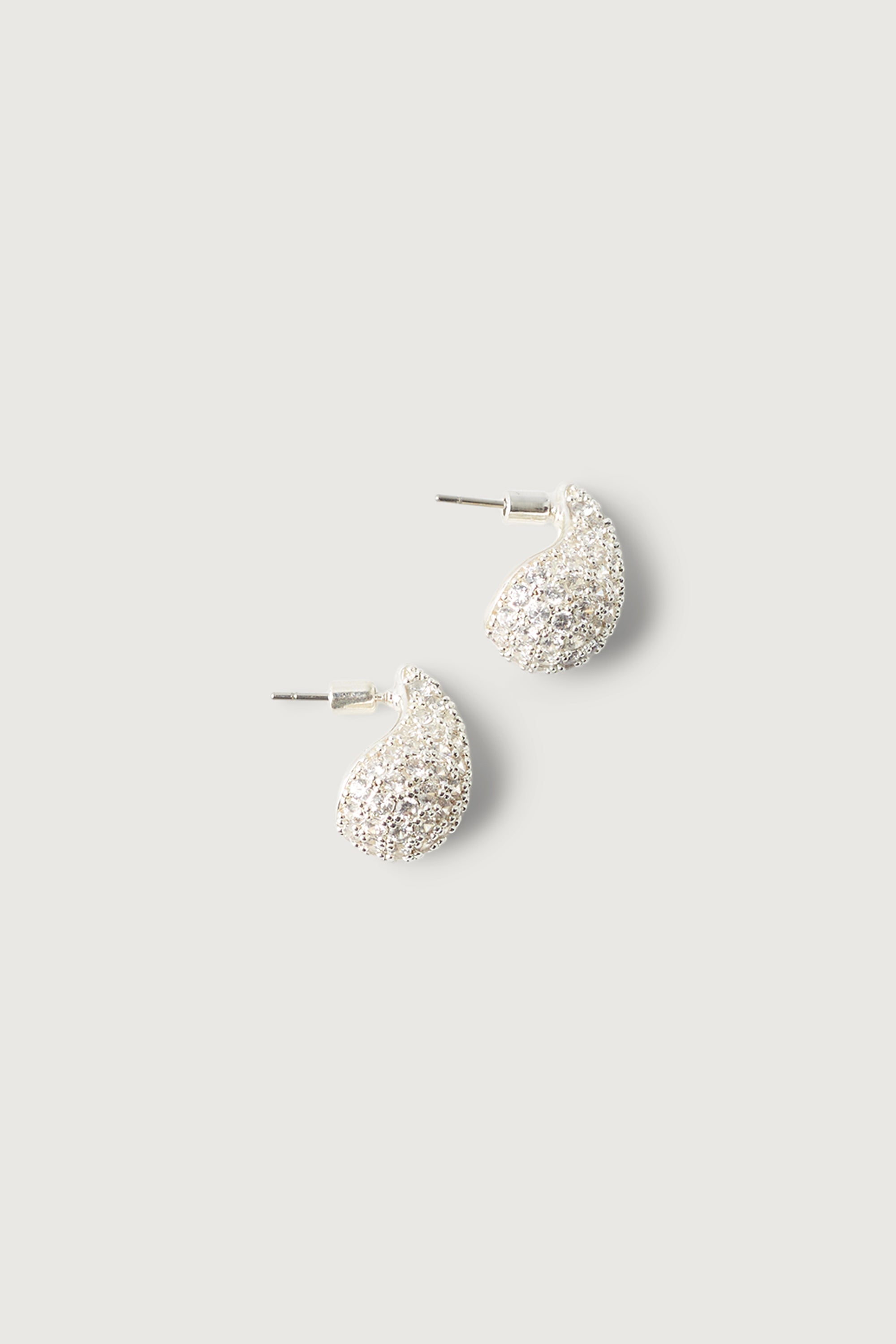 BUBBLE DROP EARRING WITH STONE DETAIL Outlet Reliable