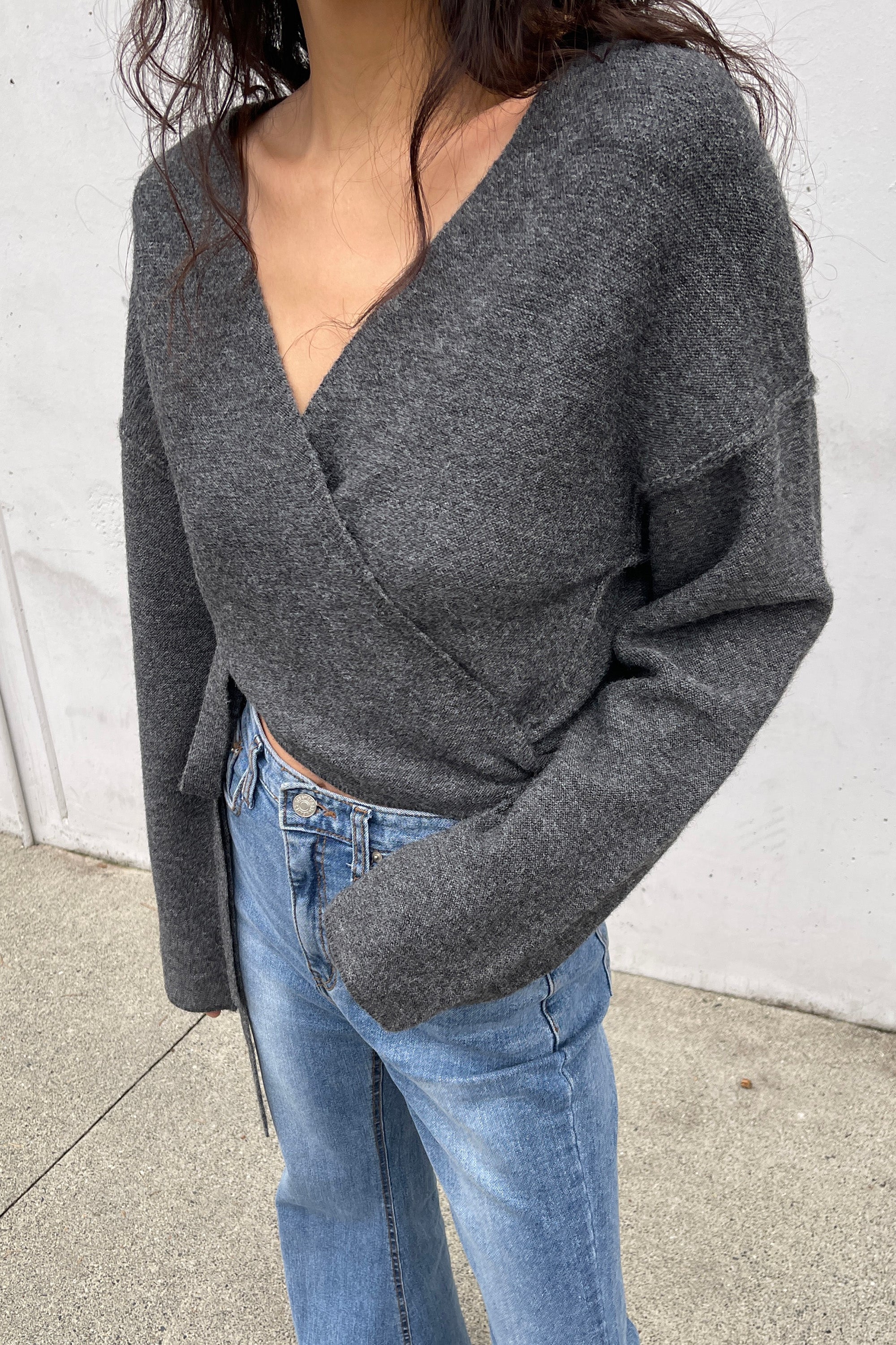 CROPPED WRAP CARDIGAN Buy Cheap Reliable