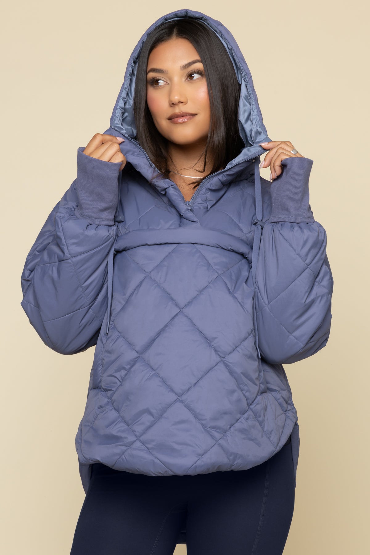 Pillow Packable Puffer Jacket - Americana Blue Cheap Sale 2025