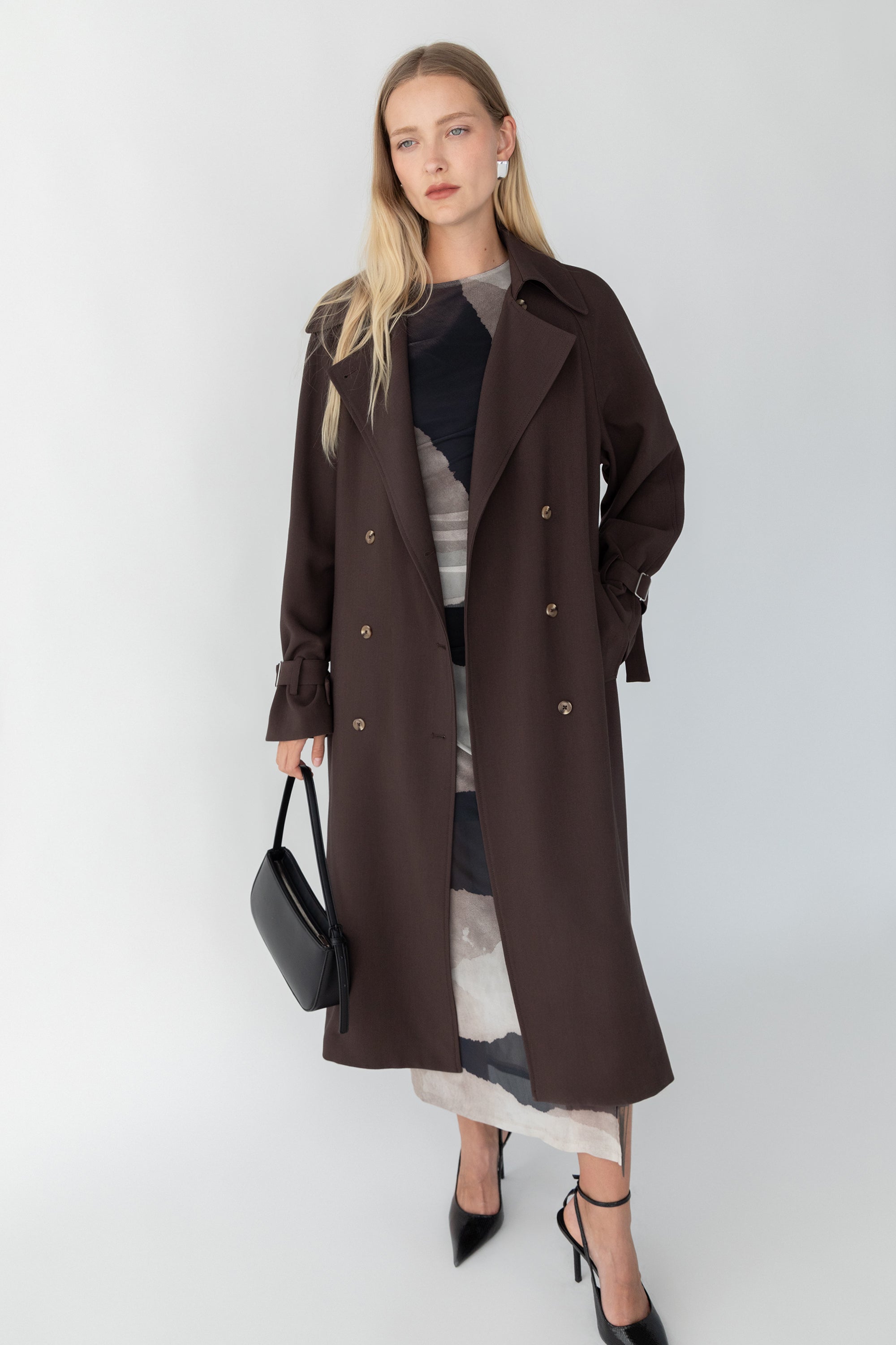 OVERSIZED TRENCH COAT The Cheapest Cheap Online