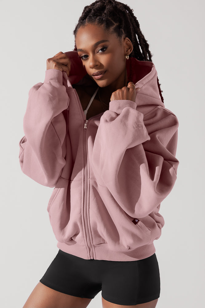 Zip Cloud Hoodie - Blush Cheap Manchester