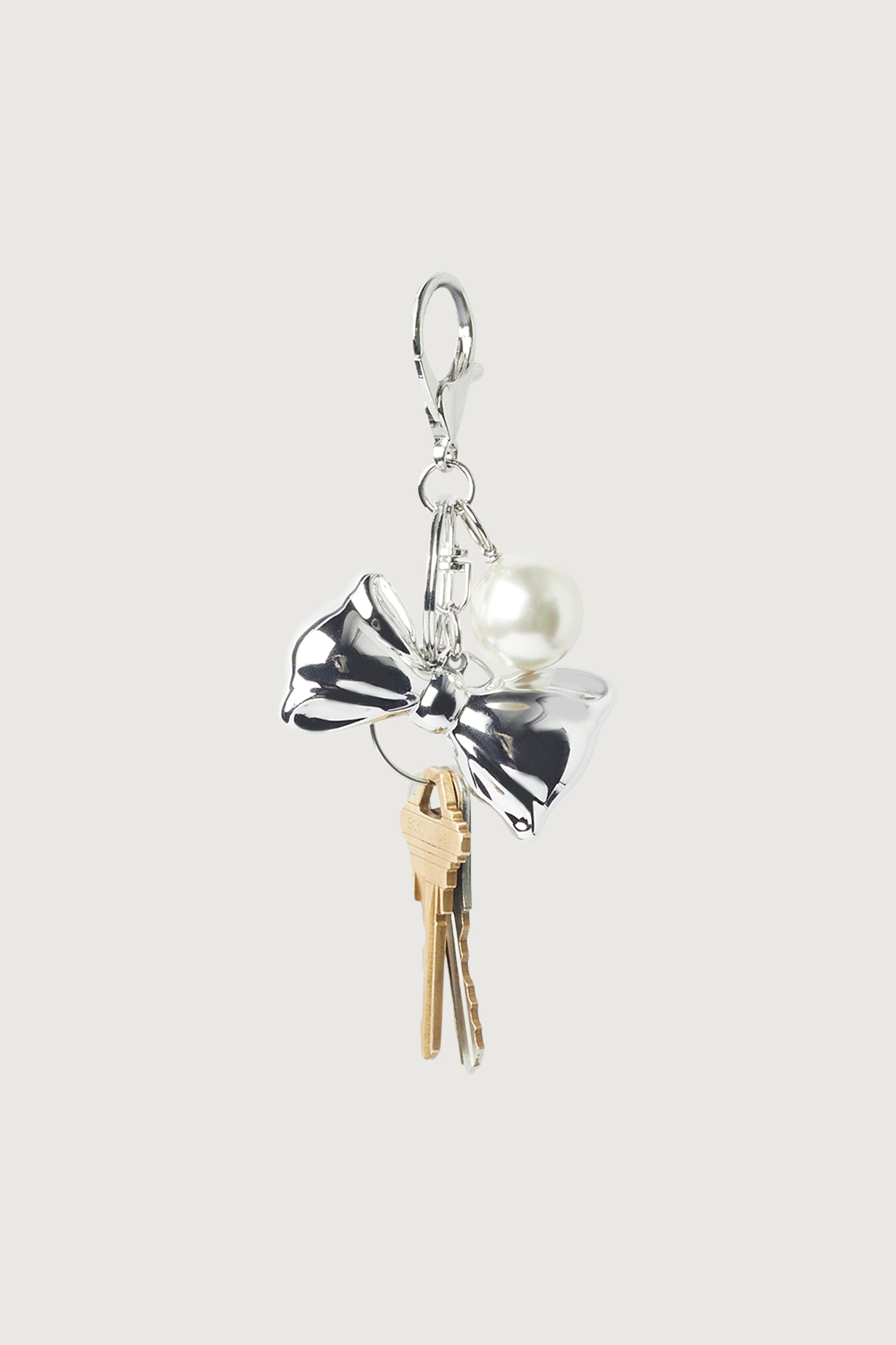 BOW AND PEARL BAG CHARM Cheap Pice Wholesale