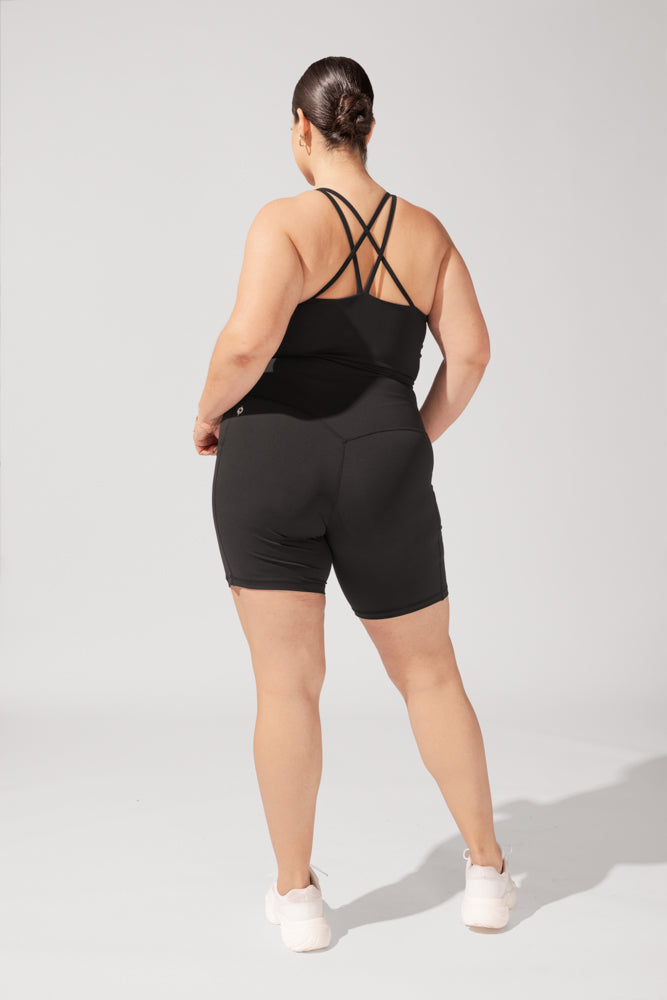 Supersculpt Biker Short with Pockets - Black Collections Cheap Online