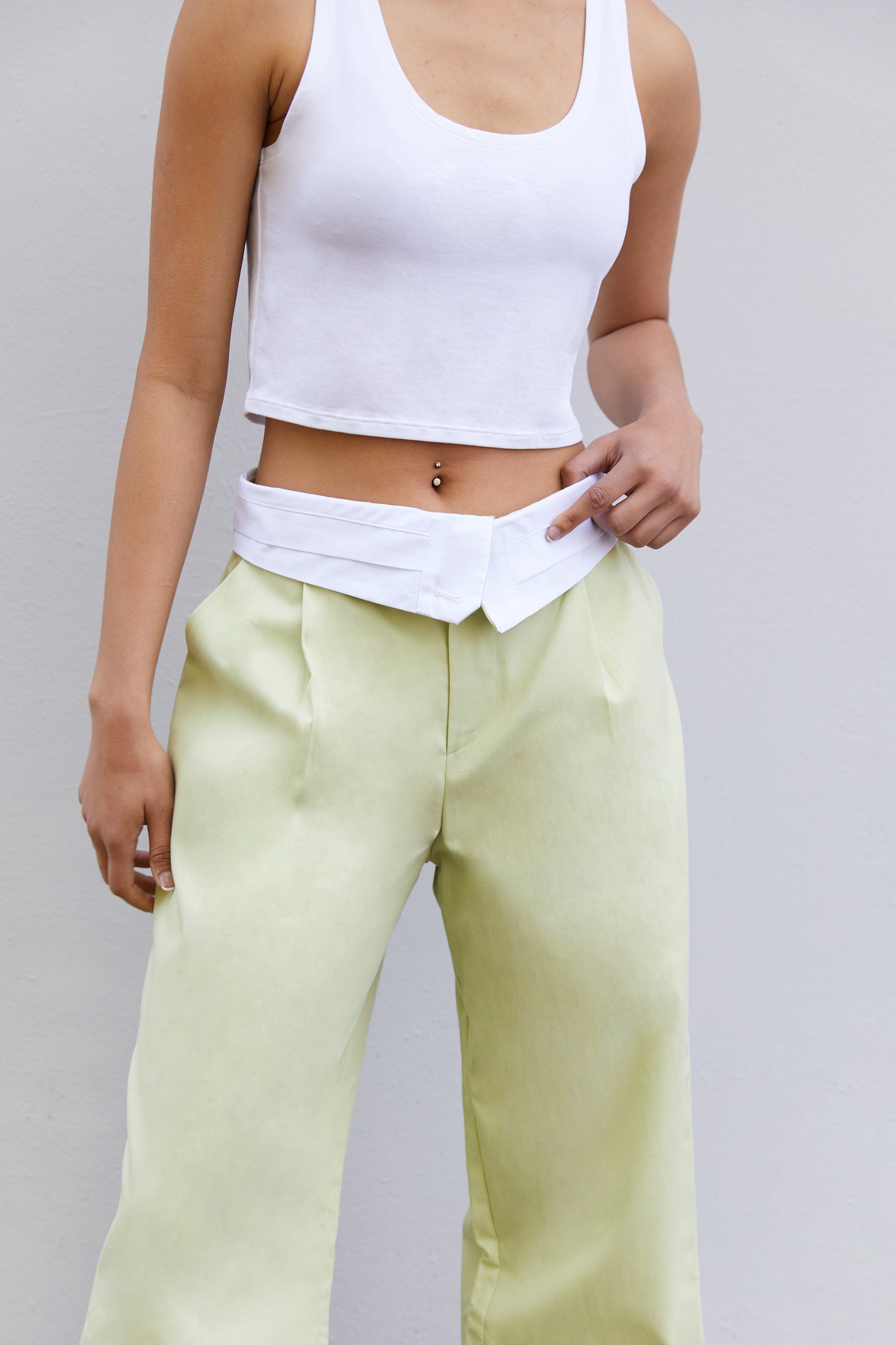 HIGH-RISE WAIST PANT New Arrival For Sale