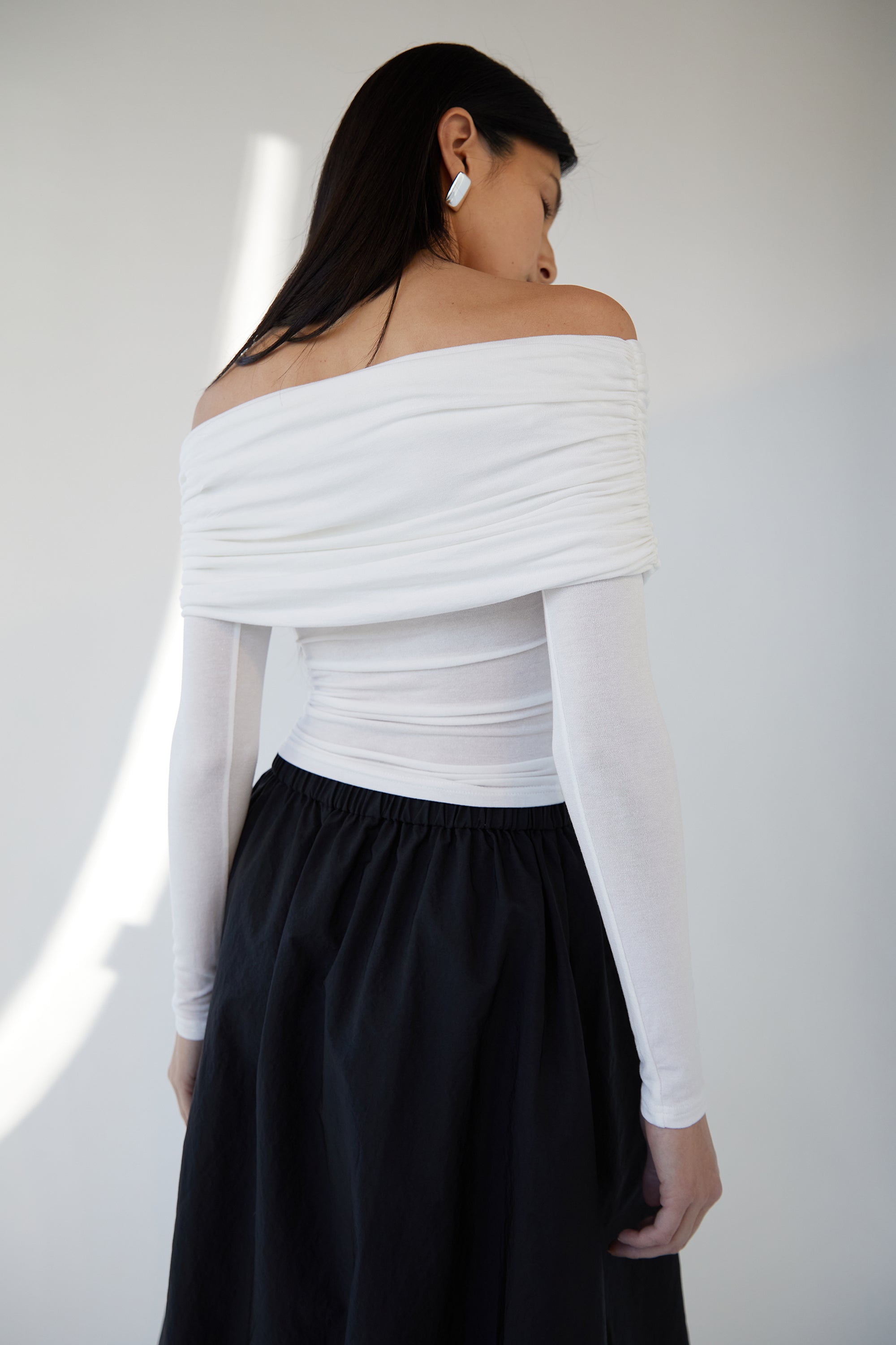 OFF THE SHOULDER FOLD-OVER TOP Ebay Online