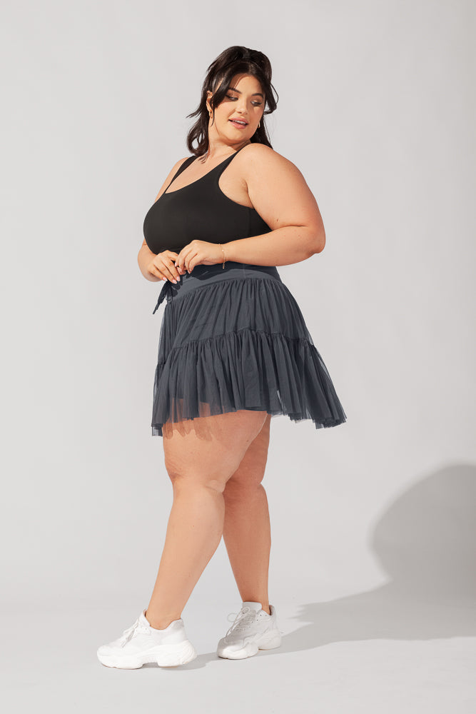 Pirouette Skort - Smoky Grey Outlet The Cheapest