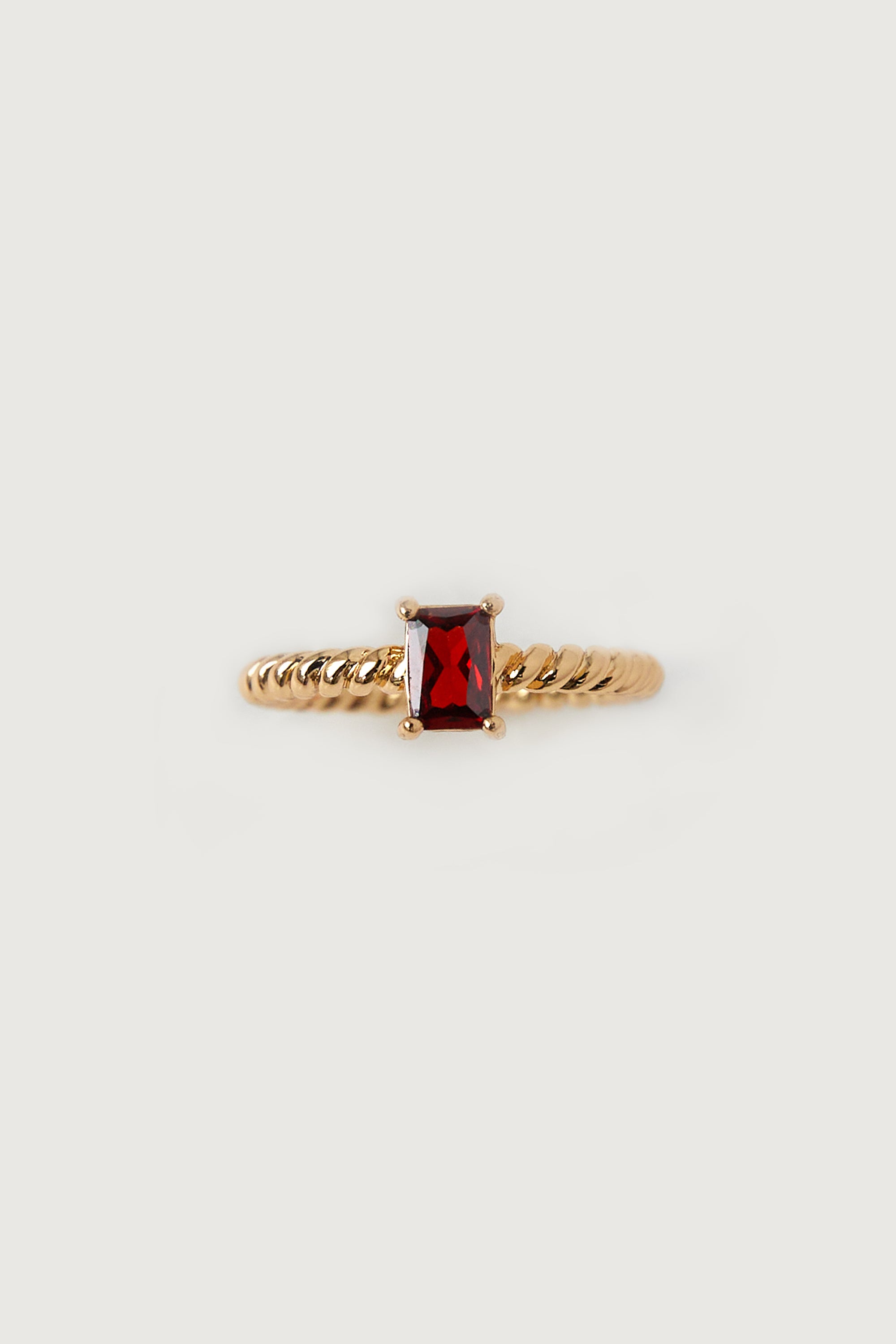 TWISTED RING WITH STONE Wide Range Of Online