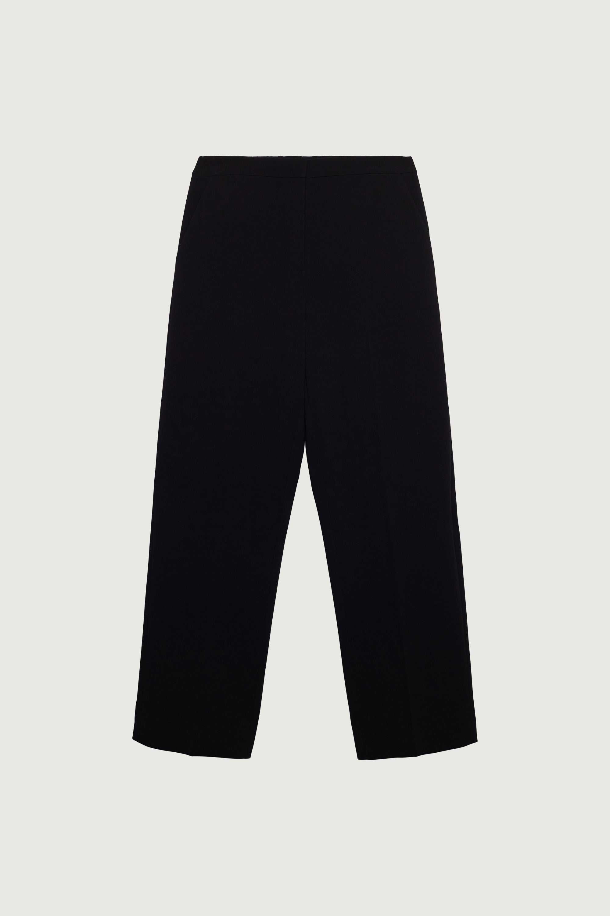 HIGH-RISE STRAIGHT LEG TROUSER WITH HALF ELASTIC WAIST Cheap Exclusive