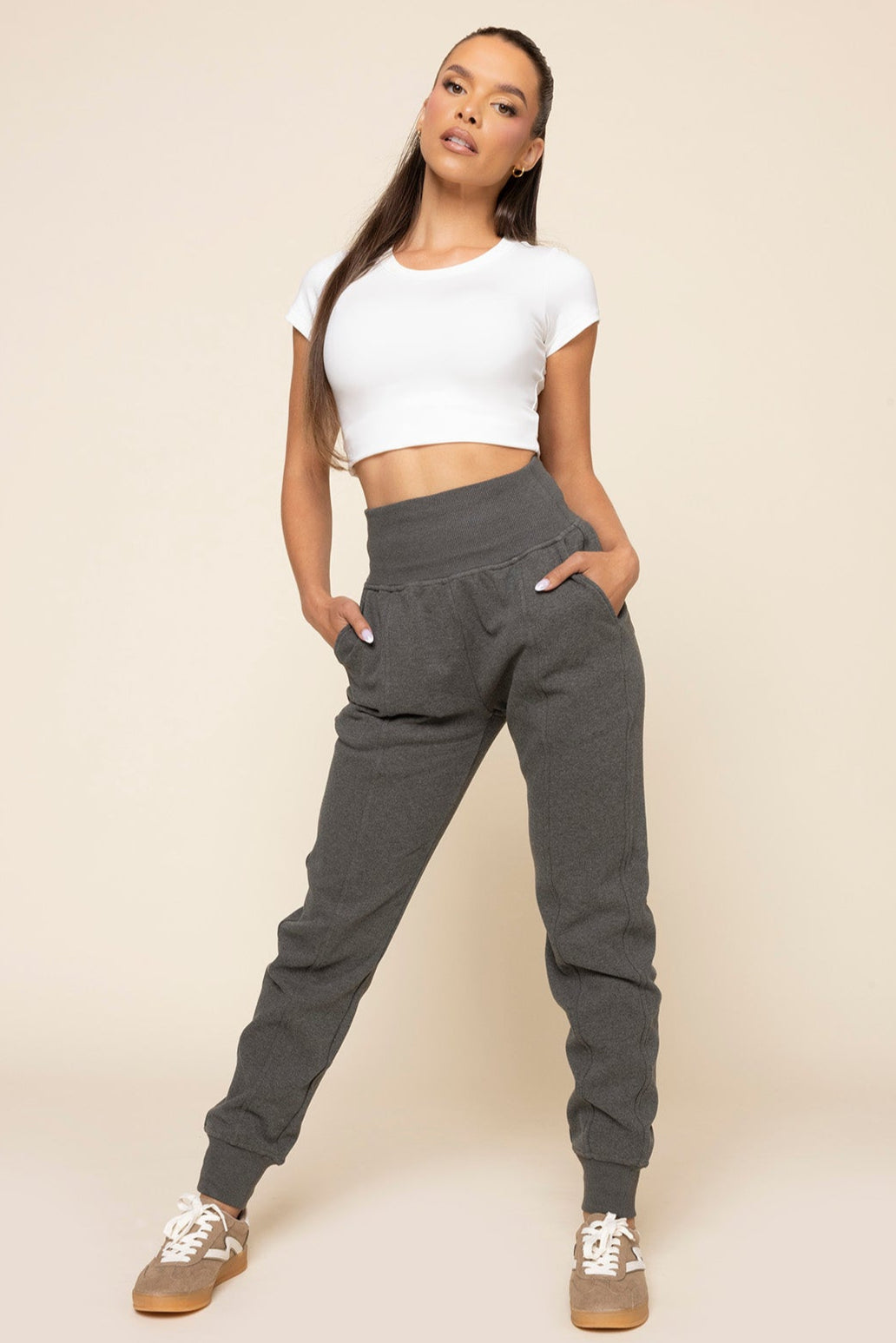 Ooey Gooey Jogger - Charcoal Heather Outlet 100% Original