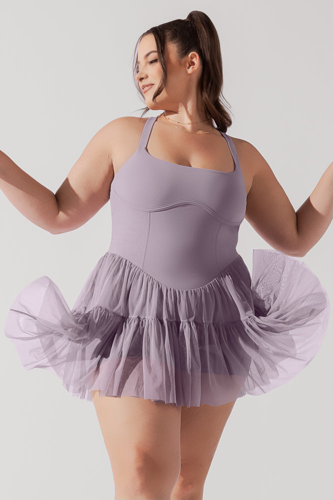 Corset Pirouette Dress - Lilac Discount Nicekicks