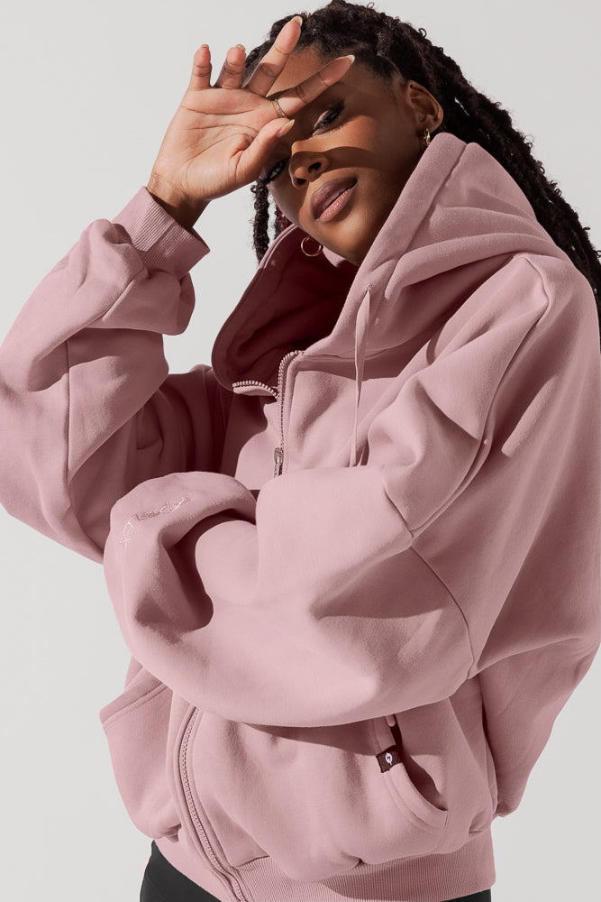 Zip Cloud Hoodie - Blush Cheap Manchester