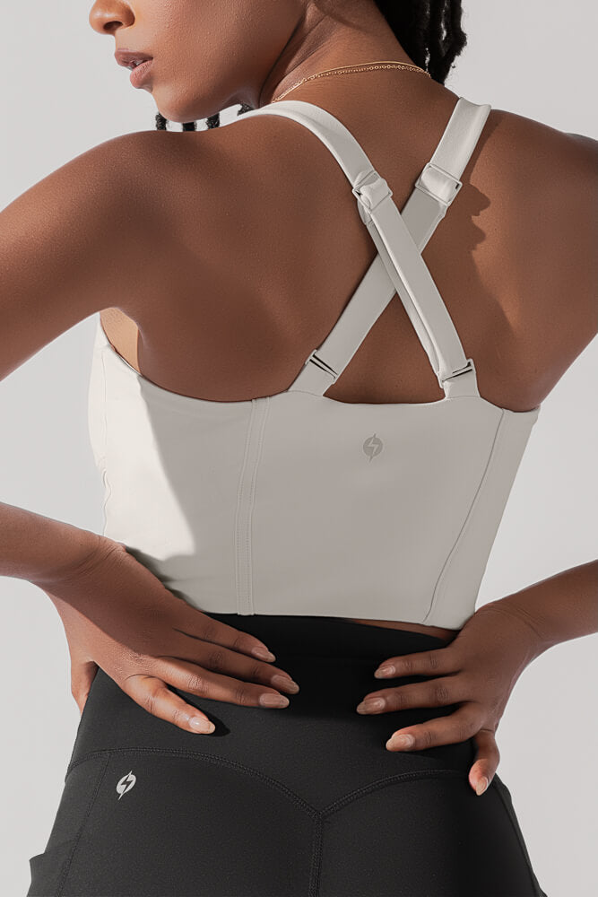 Daphne Corset Crop Top - Light Sand Sale Wide Range Of