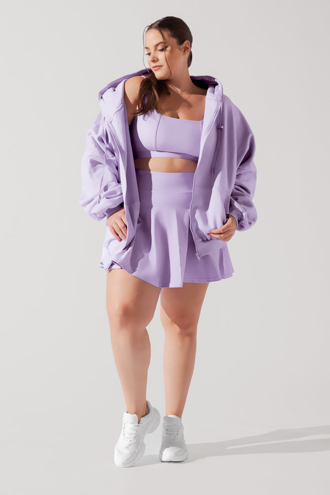 Zip Cloud Hoodie - Digital Lavender Get Authentic Cheap Online