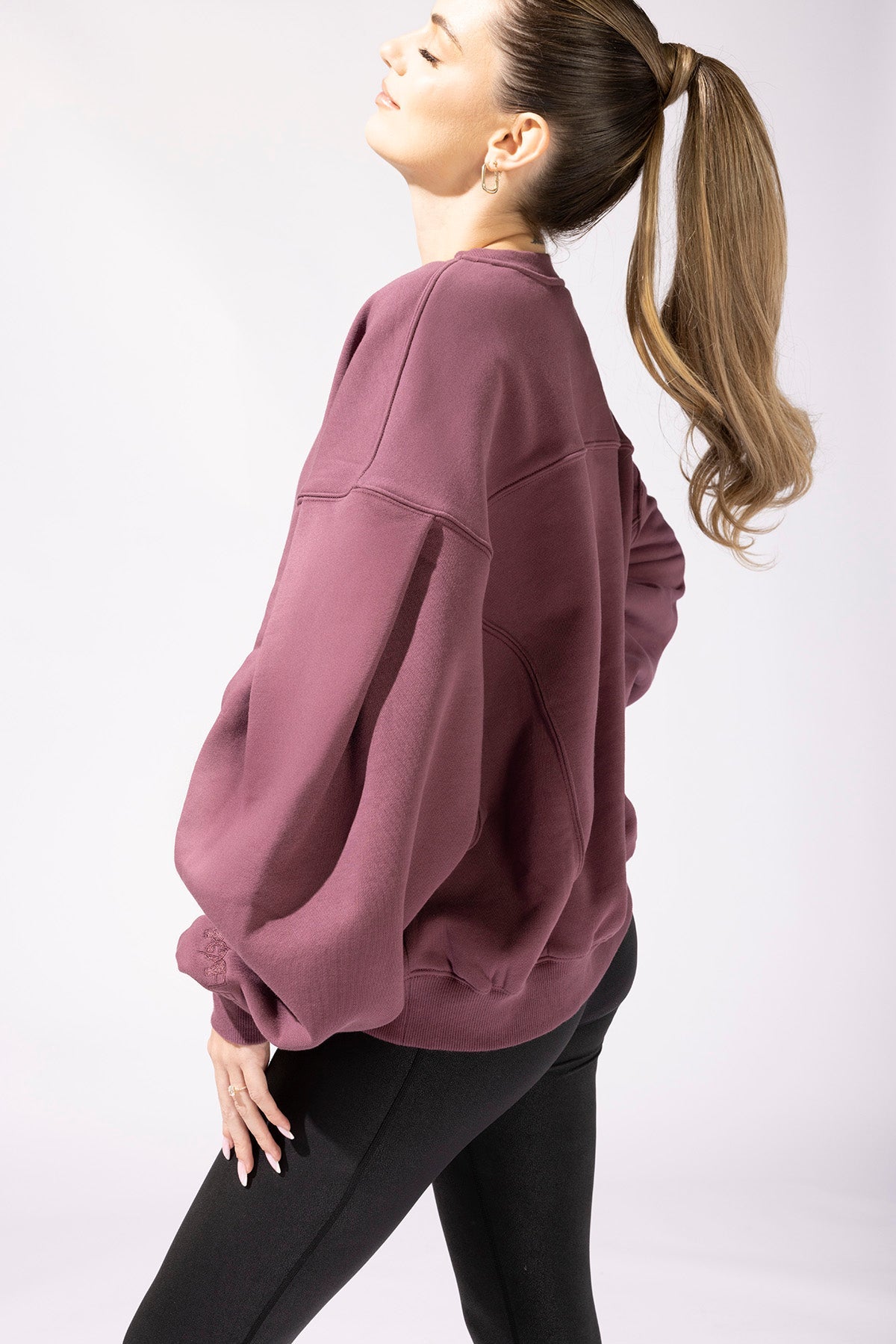 Brunch Sweater - Merlot Finishline