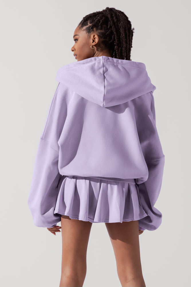 Zip Cloud Hoodie - Digital Lavender Get Authentic Cheap Online