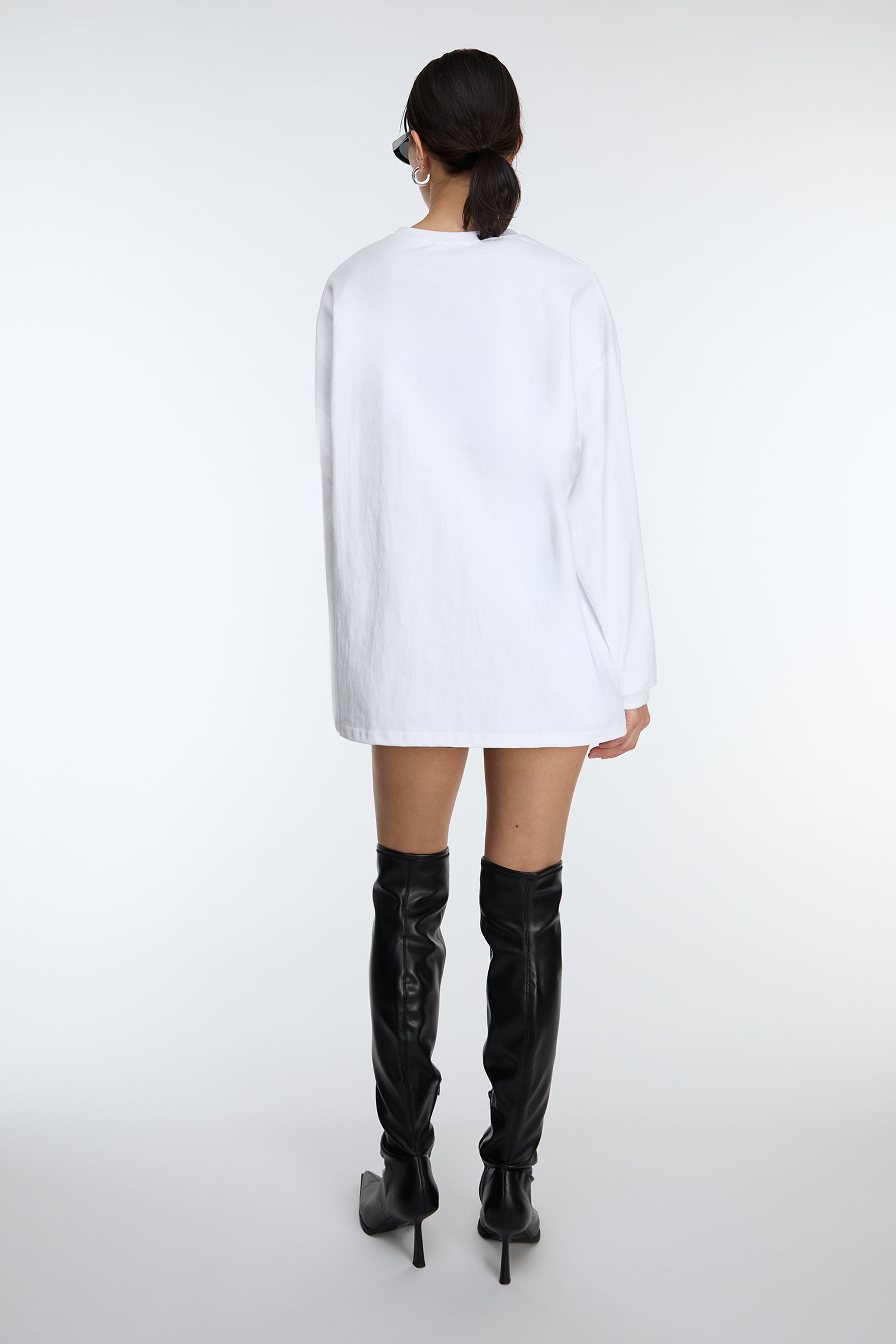 OVERSIZED BROOKLYN LONG SLEEVE TOP Free Shipping Low Pice Fee Shipping