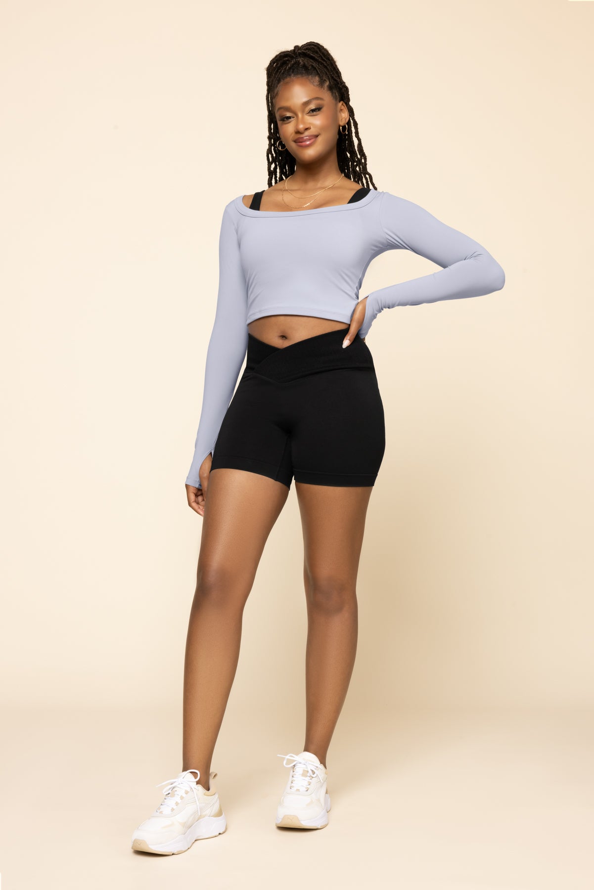 Your Favorite Long Sleeve Reversible Top - Country Blue Eastbay Cheap Online