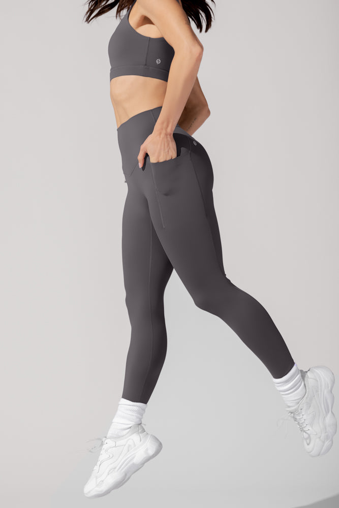 Supersculpt Leggings with Pockets - Slate Free Shipping 100% Guaranteed