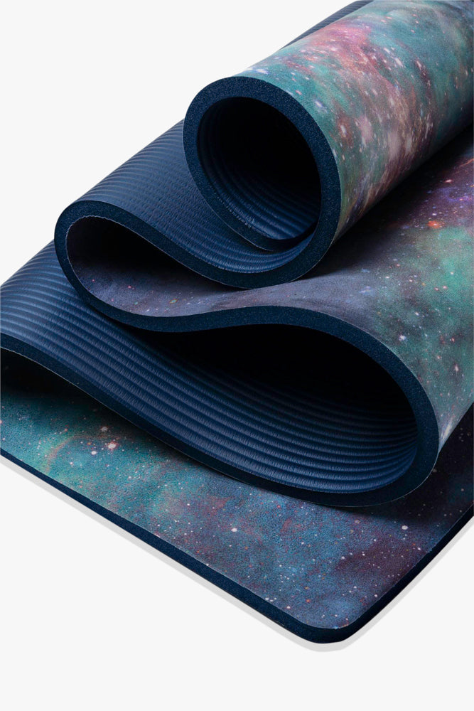 CloudCushion Vegan Suede Yoga Mat - Cool Cosmos 0.5 Thick Discount Best Sale