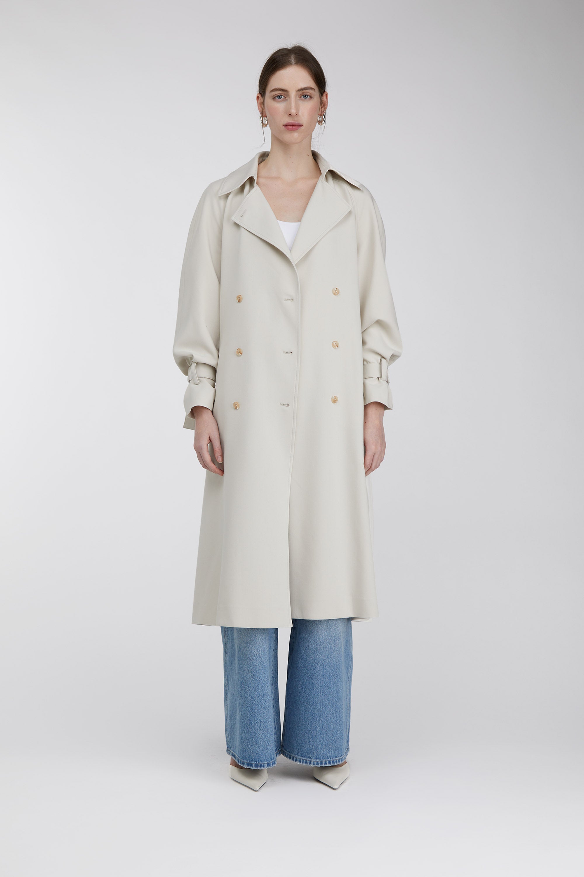 OVERSIZED TRENCH COAT The Cheapest Cheap Online