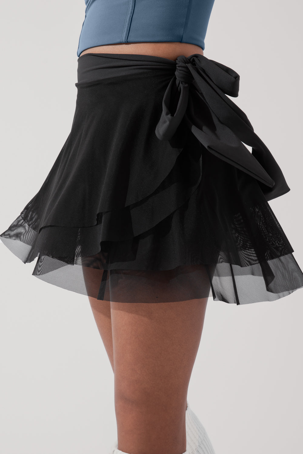 Juliet Wrap Skort - Black Discount Online Online