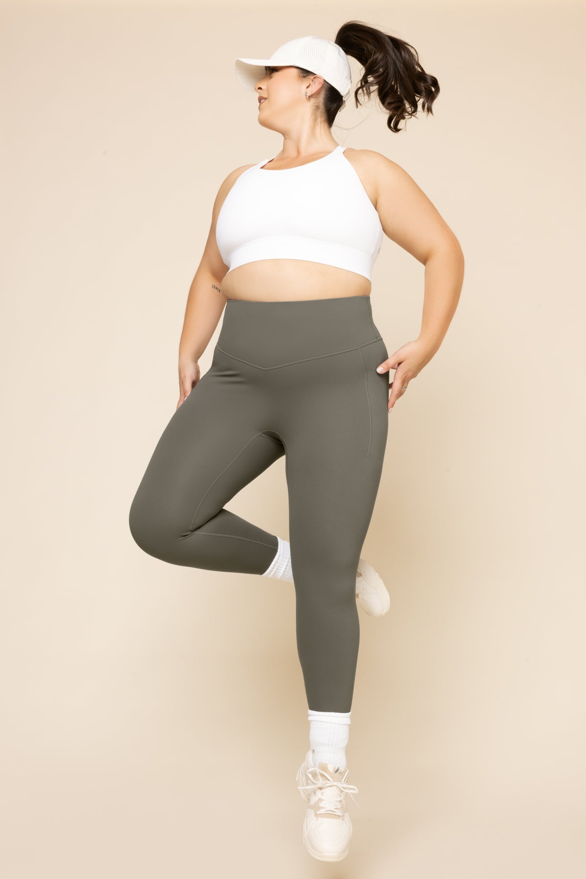 Supersculpt Leggings with Pockets - English Ivy Clearance Inexpensive