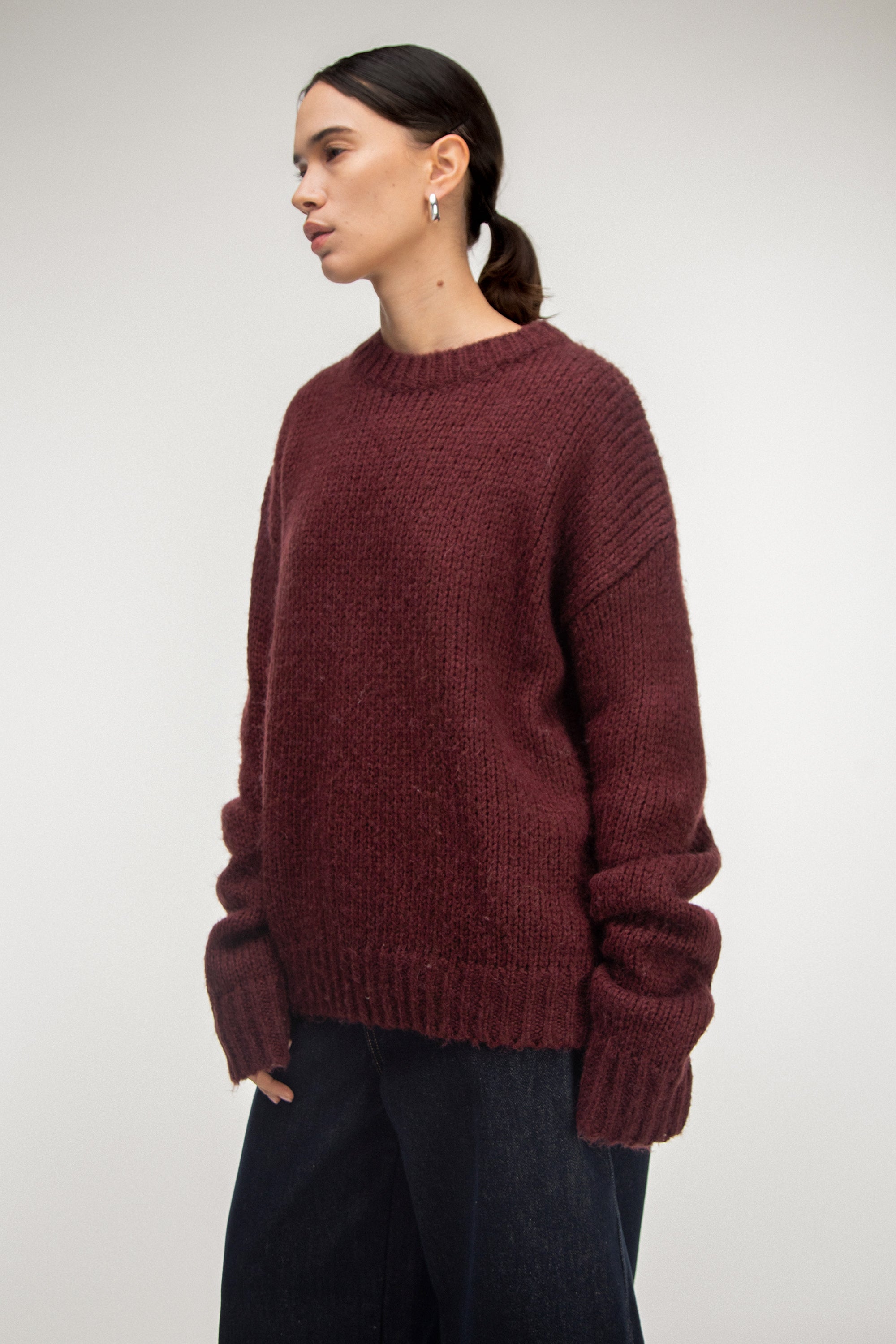 OVERSIZED WOOL-BLEND SWEATER Release Dates Cheap Online