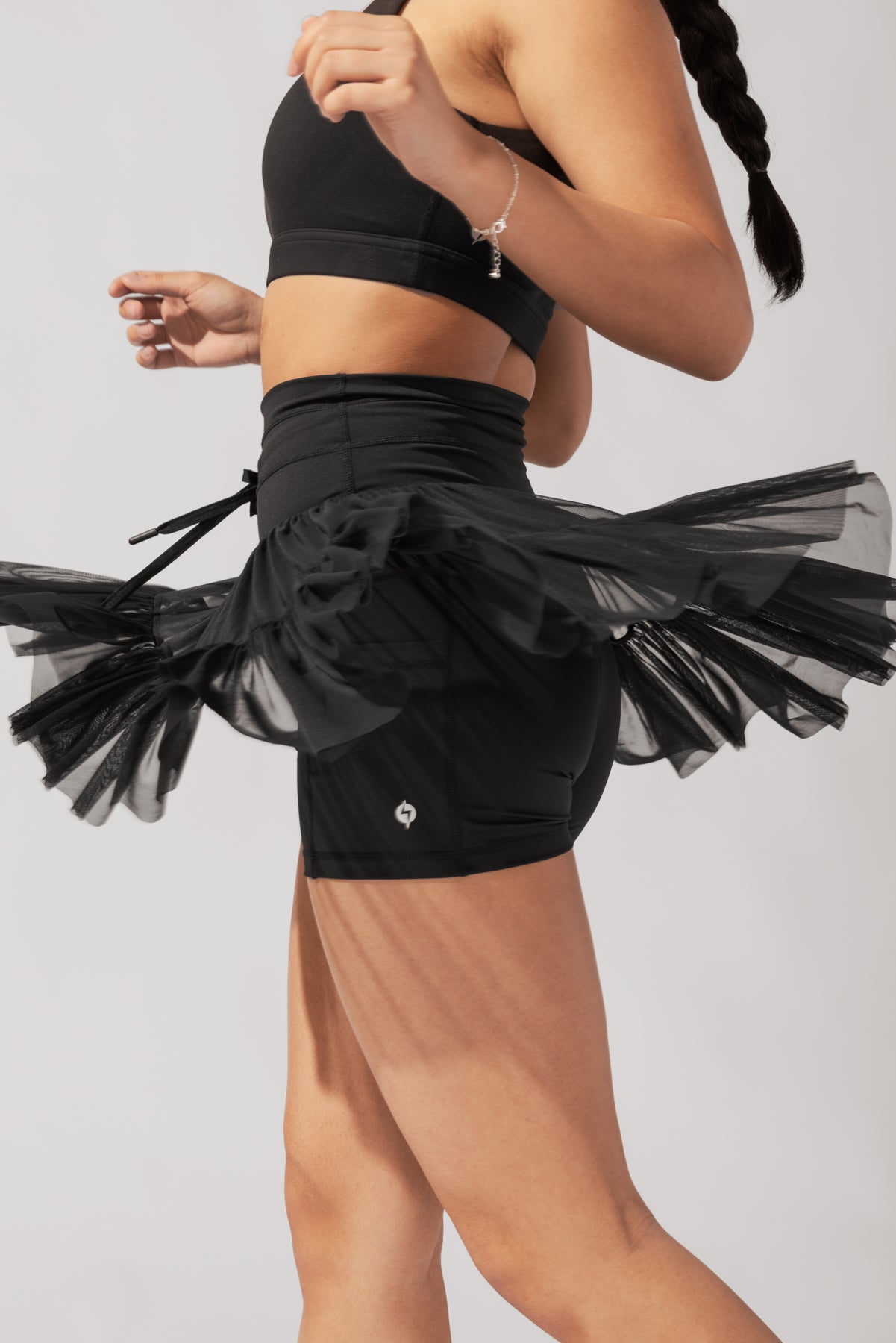 Pirouette Skort - Black Perfect Cheap Online