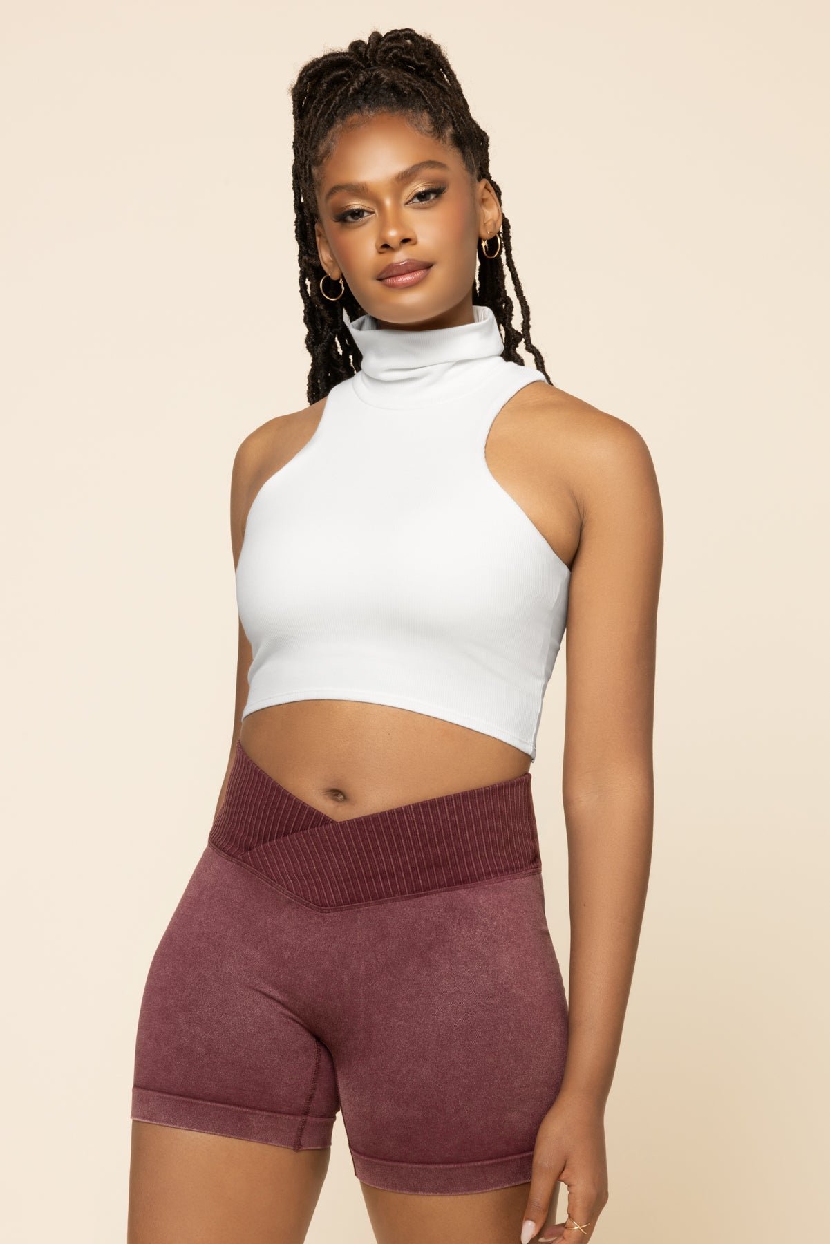 I Feel Cute Crop Top - Bright White Clearance Discounts