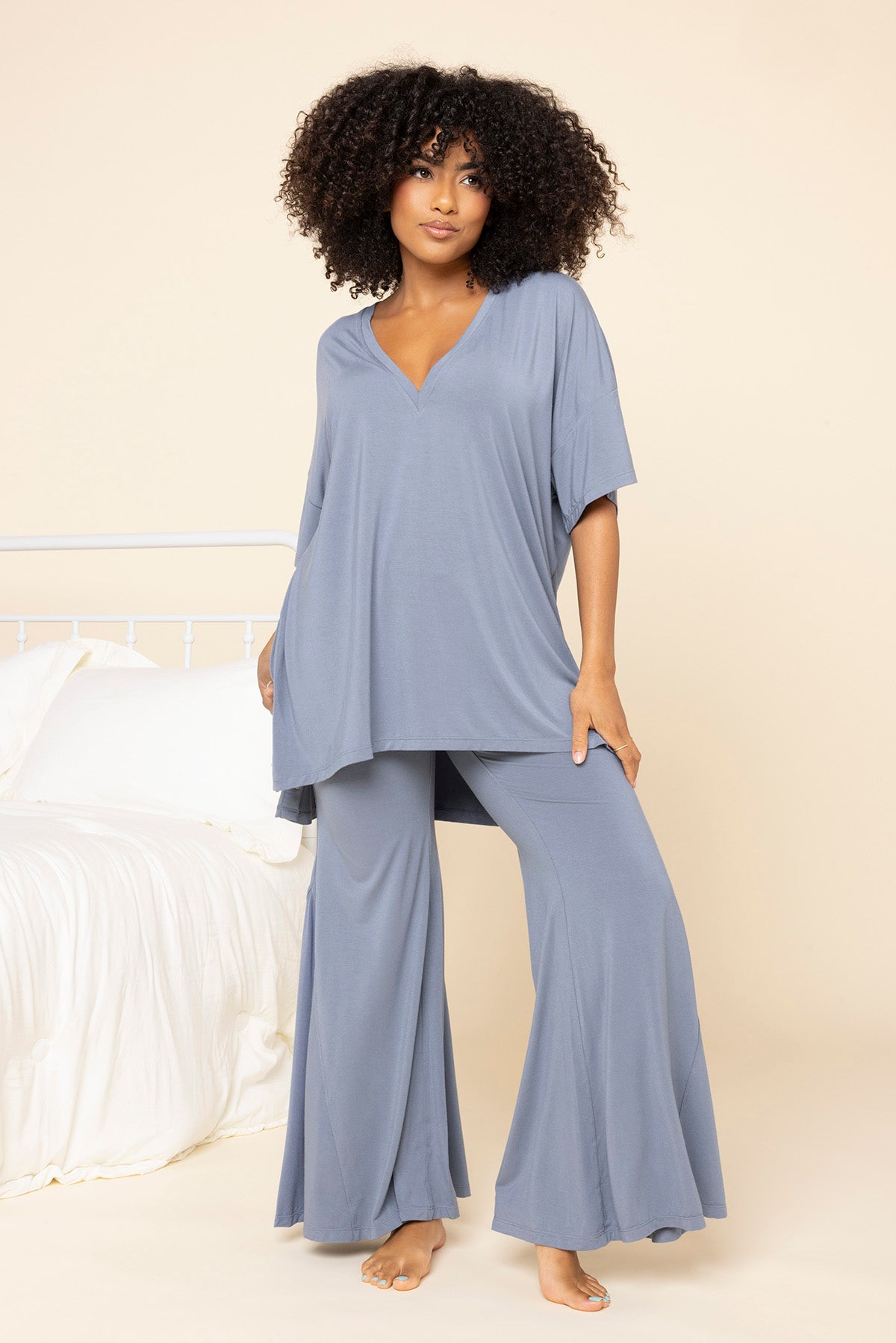 Deep Sleep Bell Bottoms - Sleepy Blue Outlet Supply