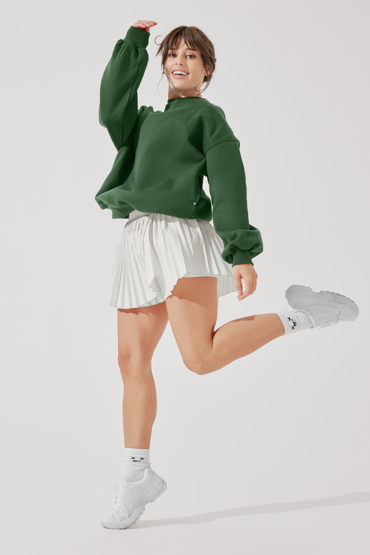 Cloud Crewneck Sweater - Fern Green Clearance Wiki