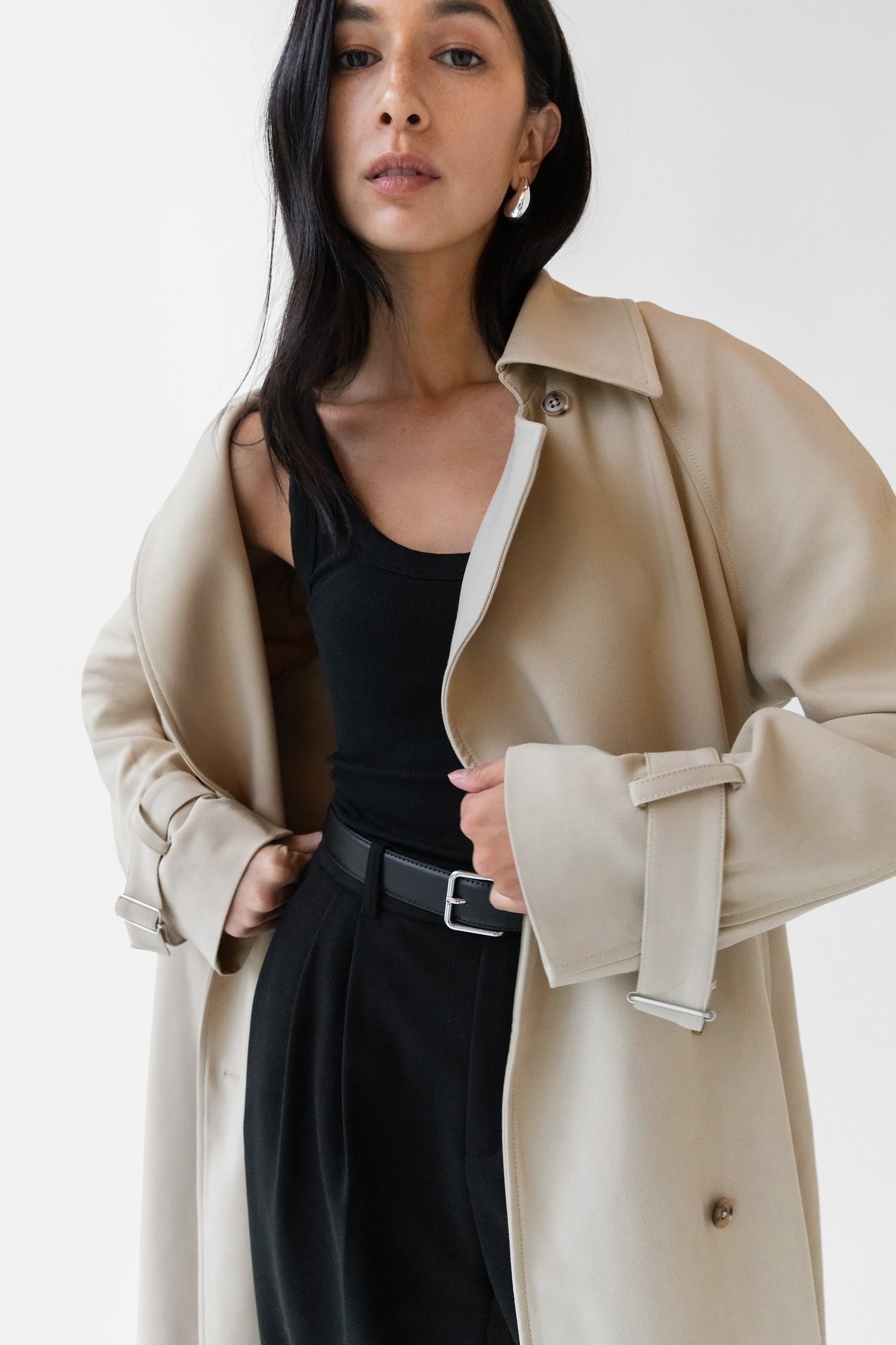 OVERSIZED TRENCH COAT The Cheapest Cheap Online