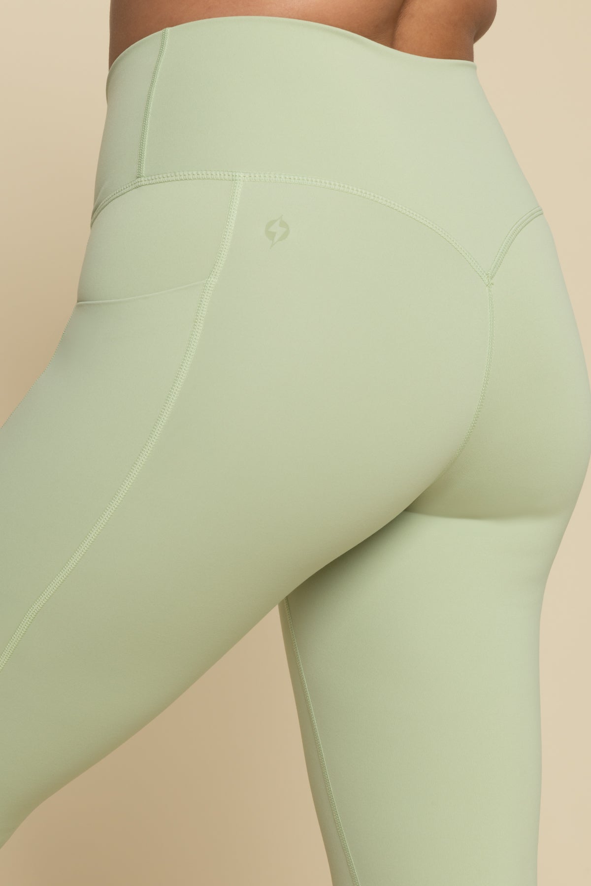 Crisscross Hourglass Capri - Pistachio Clearance Huge Surprise