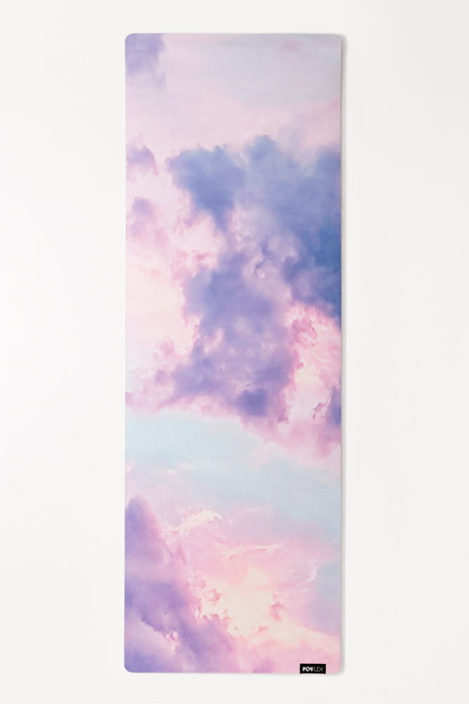 Vegan Suede Yoga Mat - Heart in the Clouds Sale Enjoy