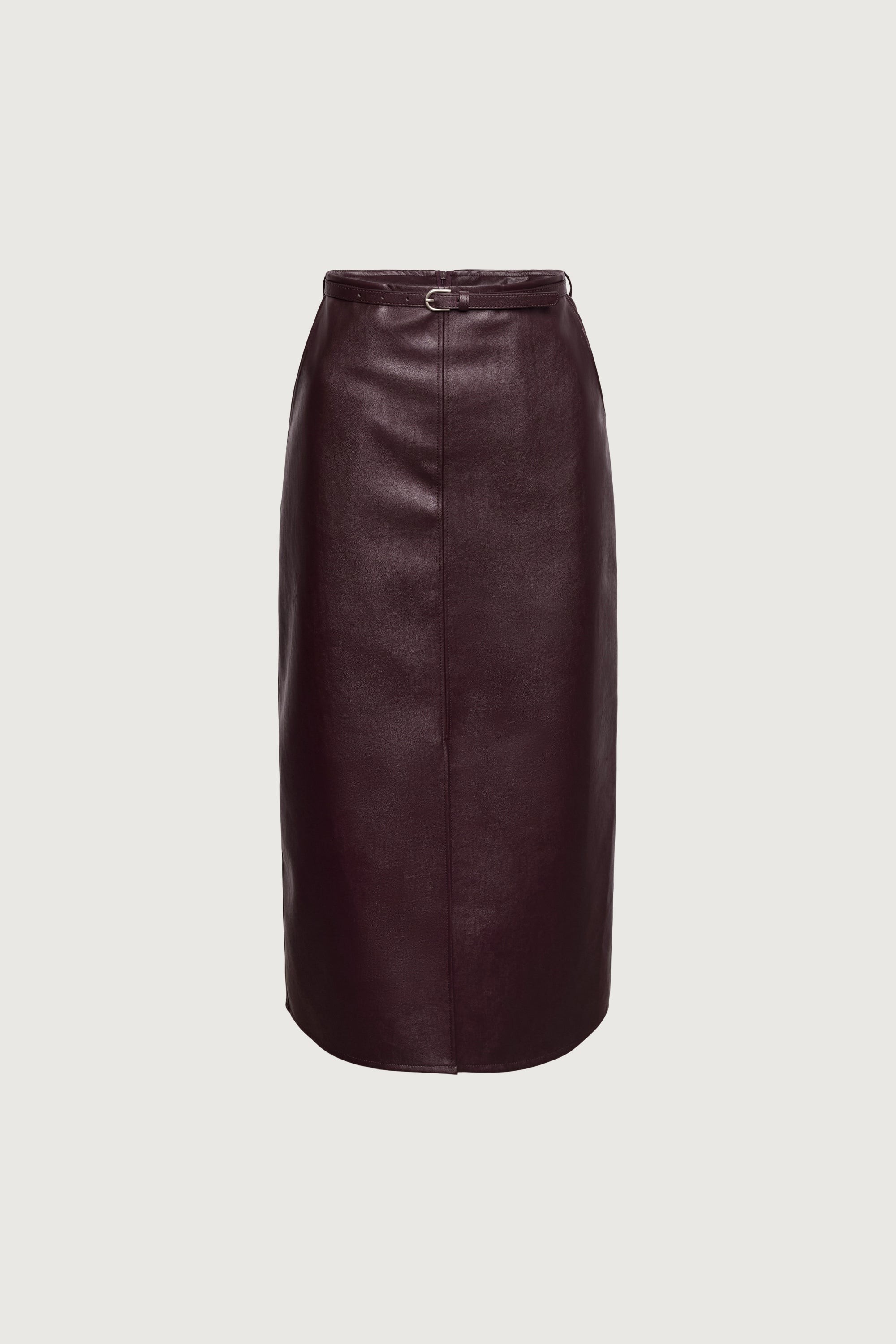 VEGAN LEATHER MAXI SKIRT Outlet Amazing Pice