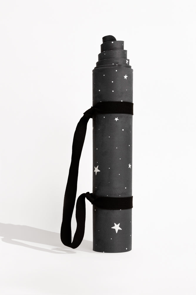 Vegan Suede Yoga Mat - Black Starry Buy Cheap Eastbay